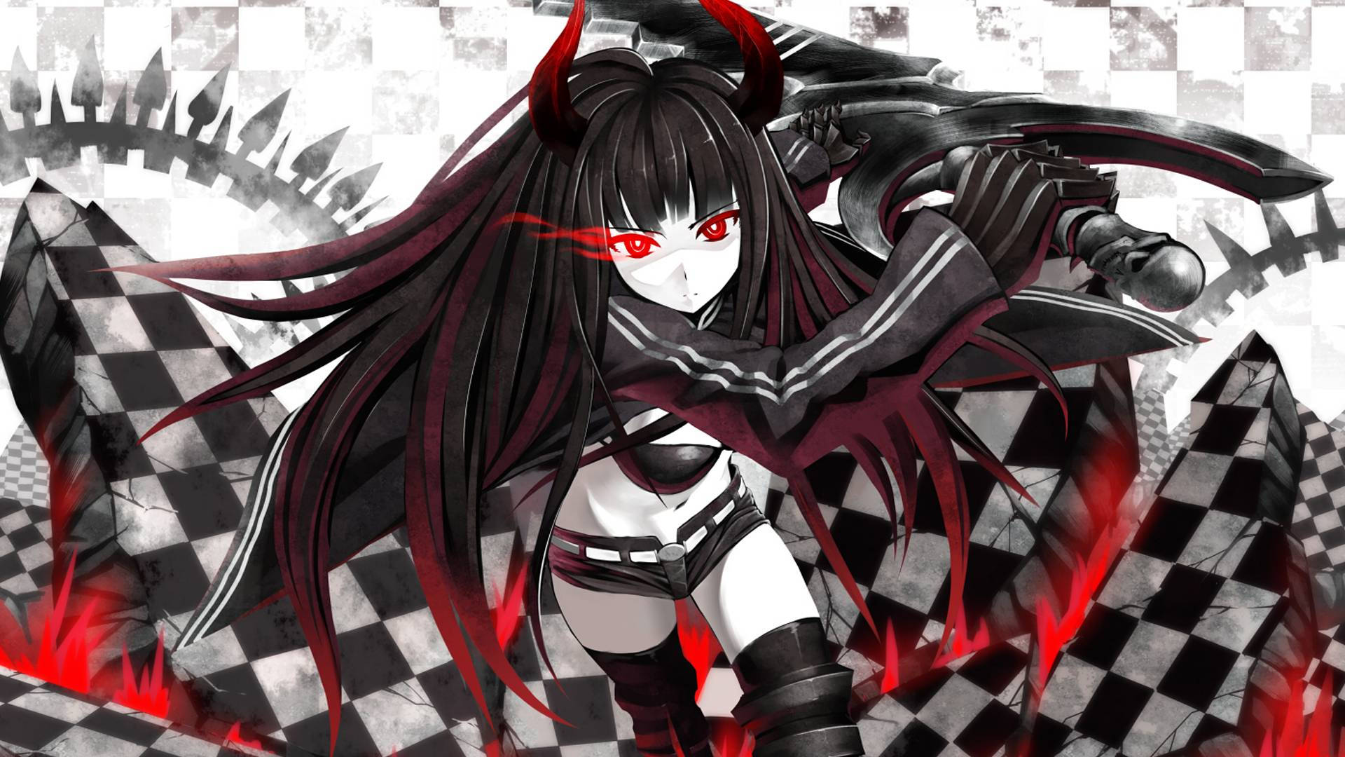 Guerrera demonio de anime Erika Fondos de pantalla