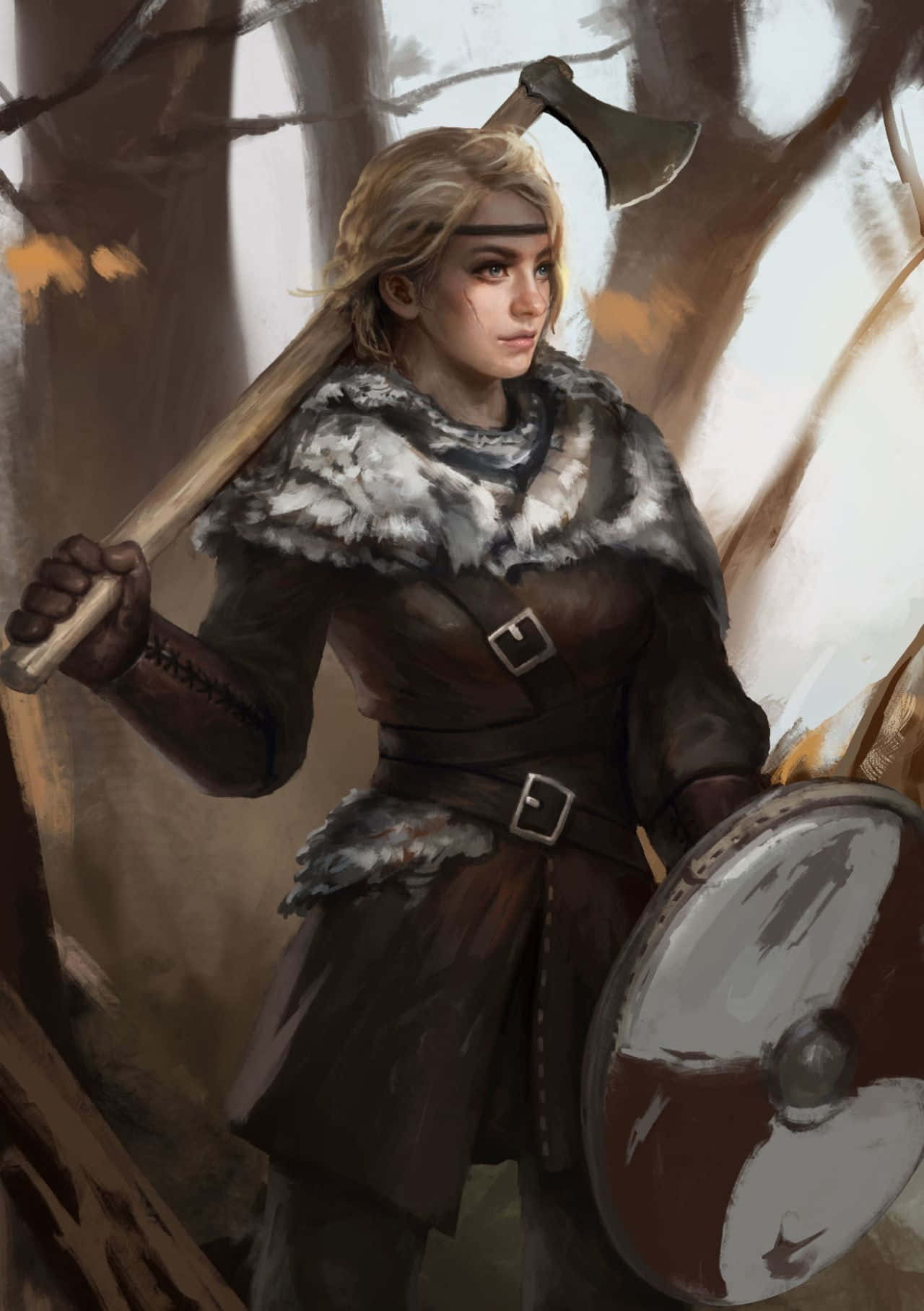 "Guerreras Vikingas Feroces - Listas para Enfrentarlo Todo" Fondos de pantalla