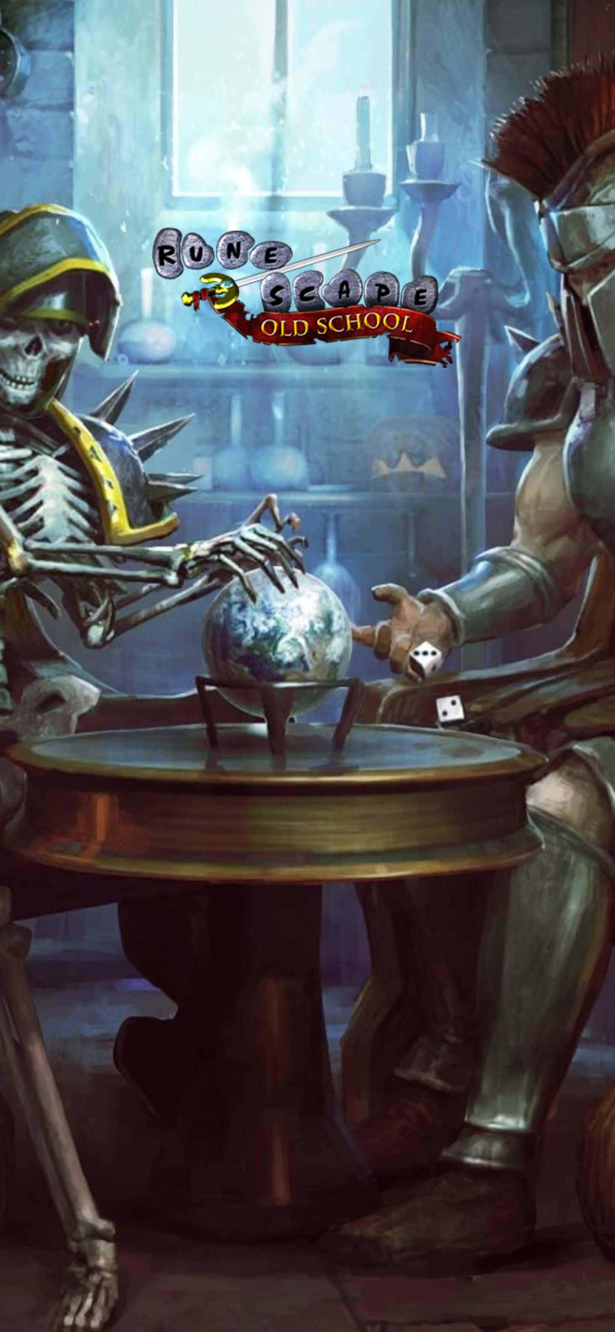 Guerrero Esqueleto Fondo iPhone Xs Max Runescape Oldschool Fondos de pantalla