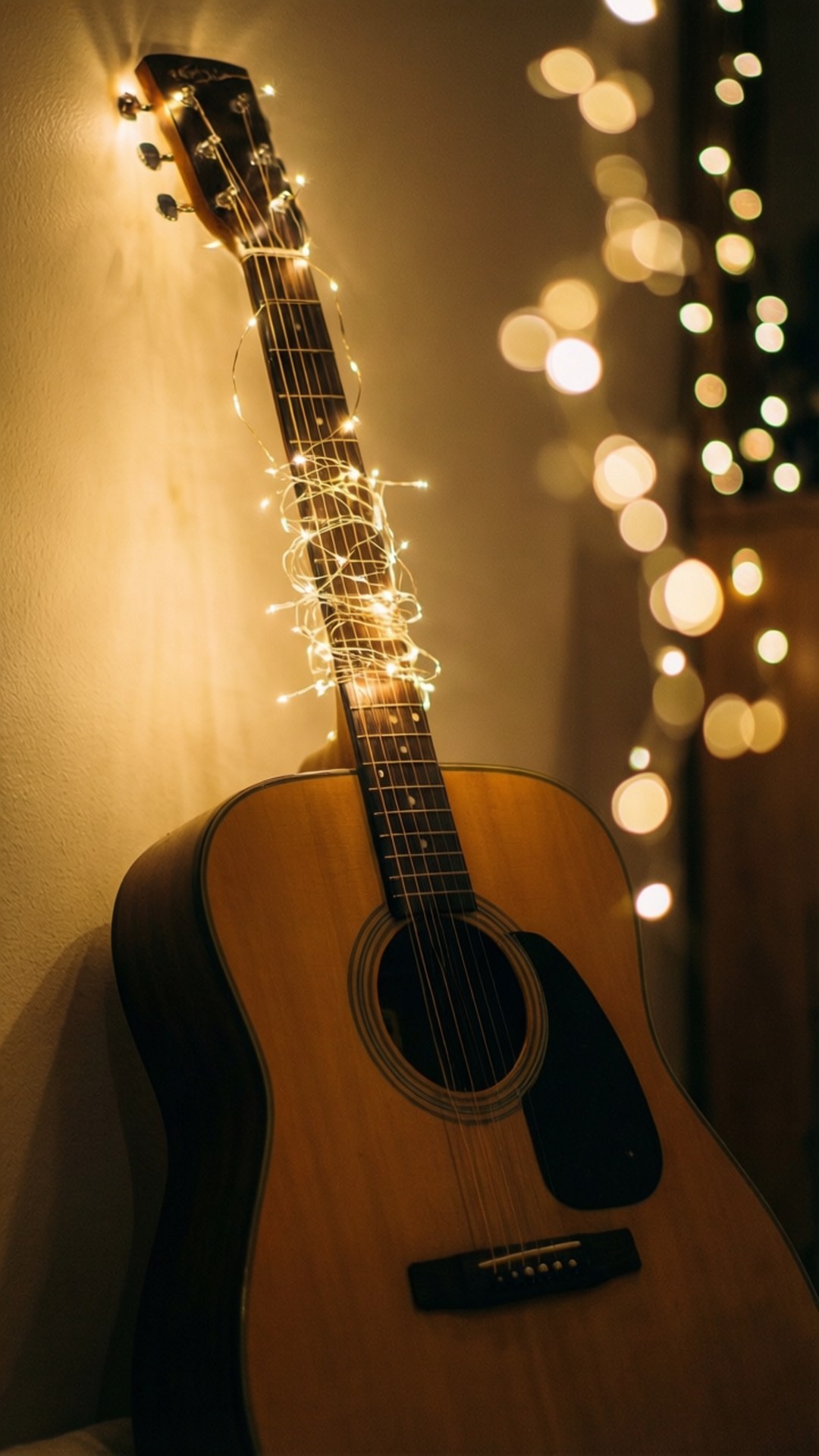 Guitarra de Luces de Hadas Fondos de pantalla