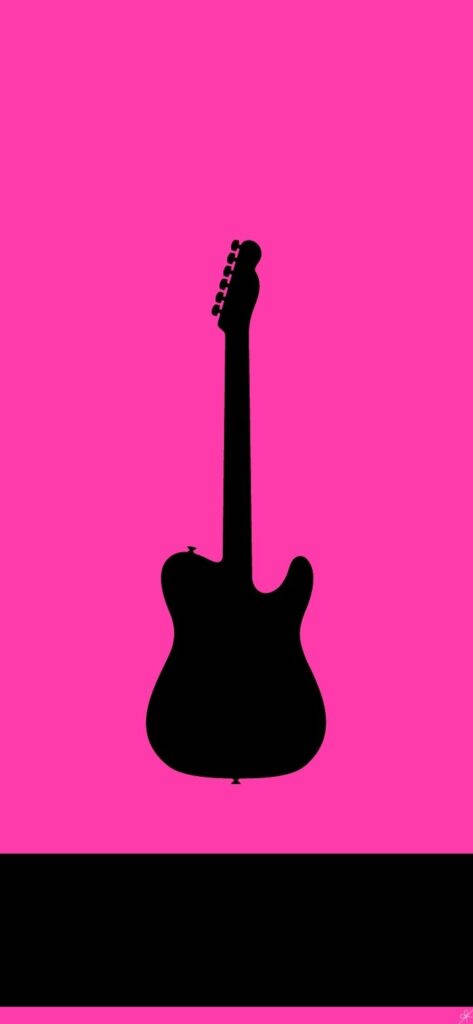 Guitarra Estética Rosa Neón Fondos de pantalla