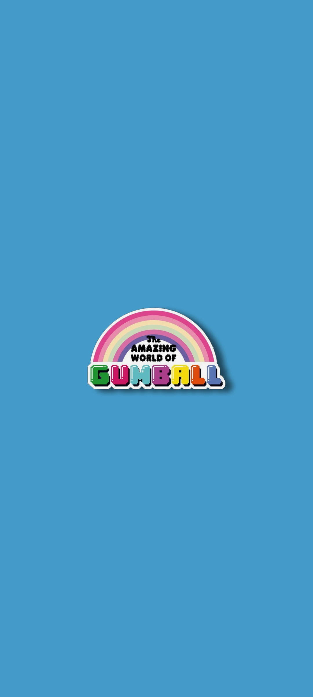 Gumball Azul Simple Estético Fondos de pantalla