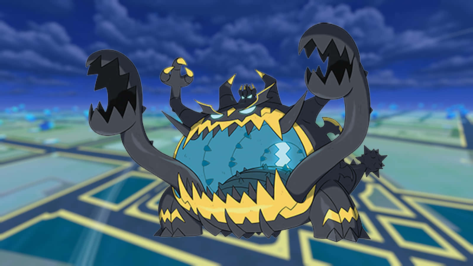 Guzzlord Pokemon Go Cielo Nocturno Fondos de pantalla