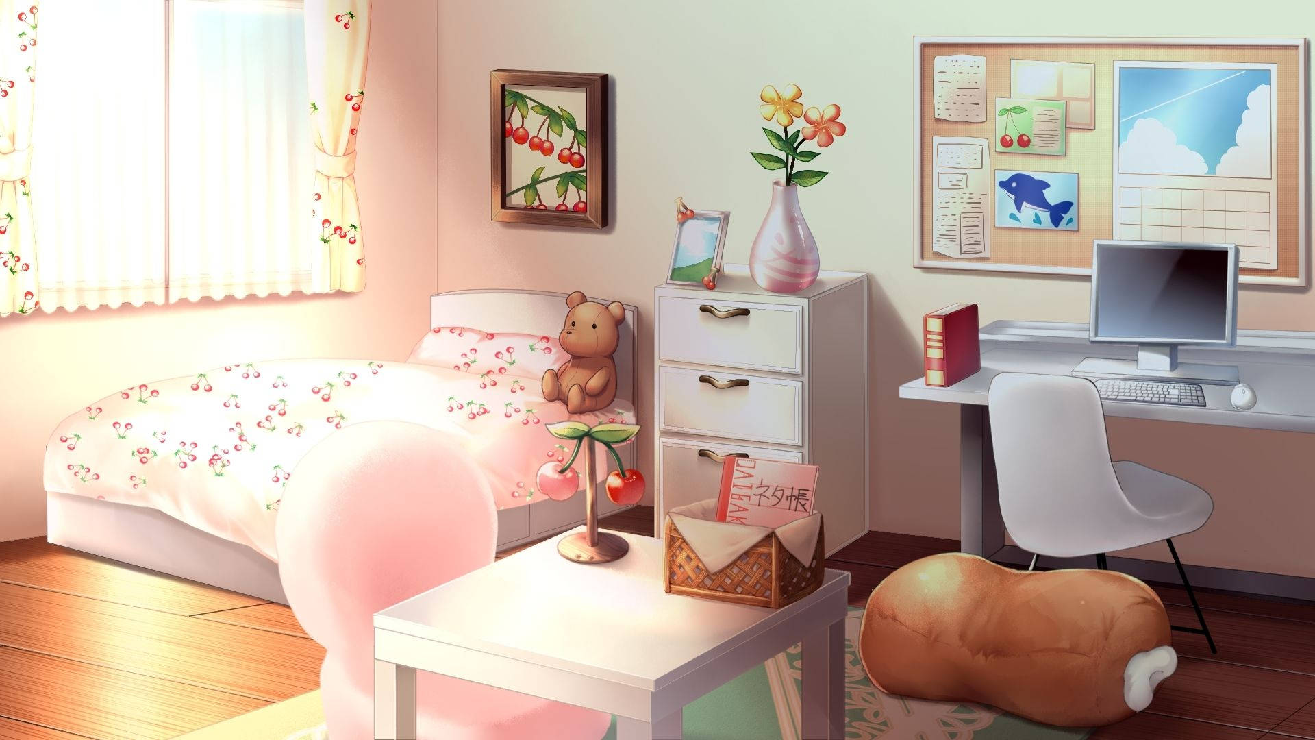 Habitación anime femenina Fondos de pantalla