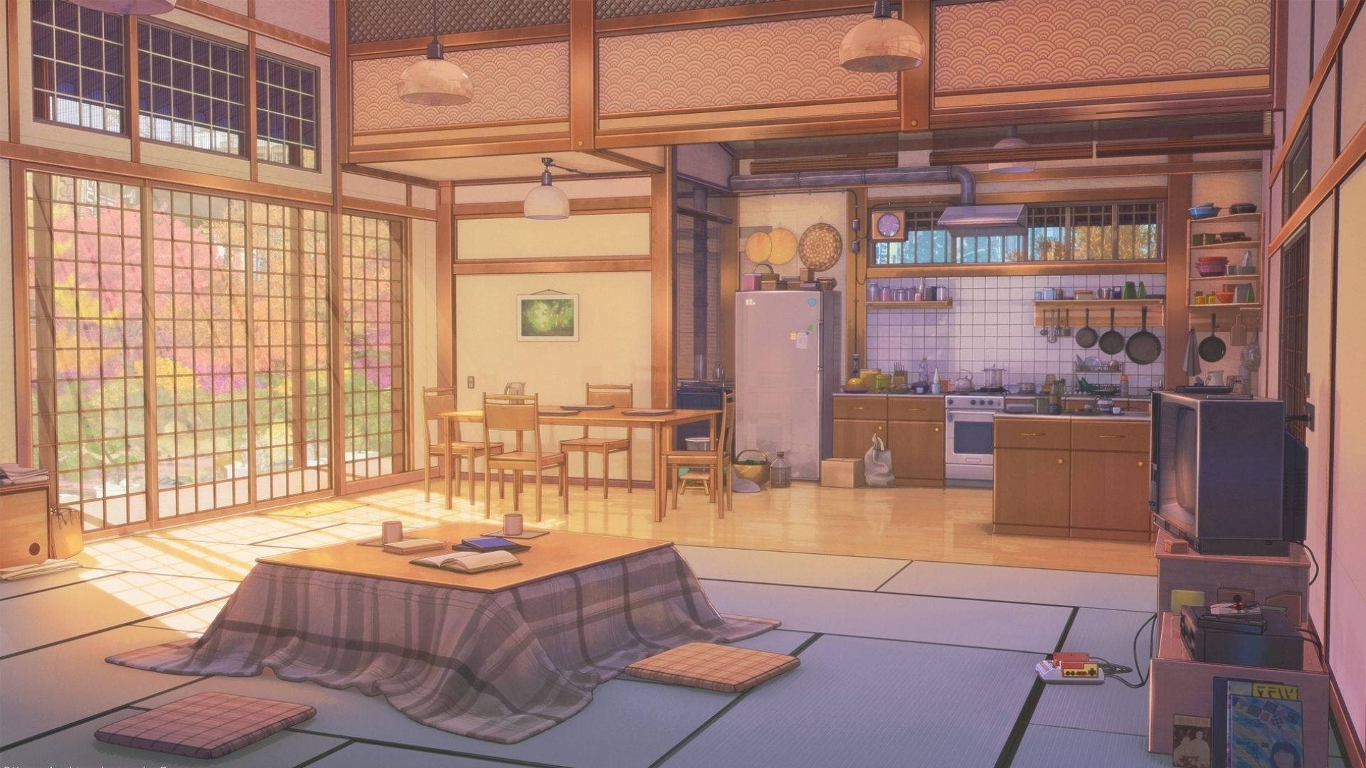 Habitación Anime Durante el Día Fondos de pantalla