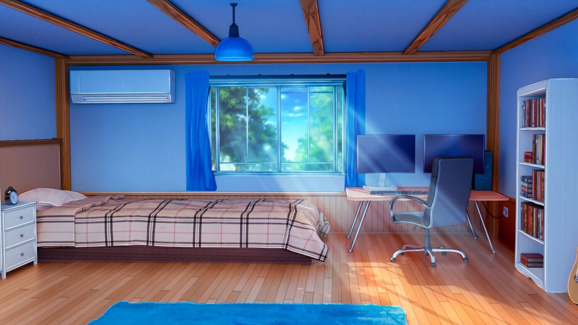 Habitación Anime Rayos de Sol Fondos de pantalla