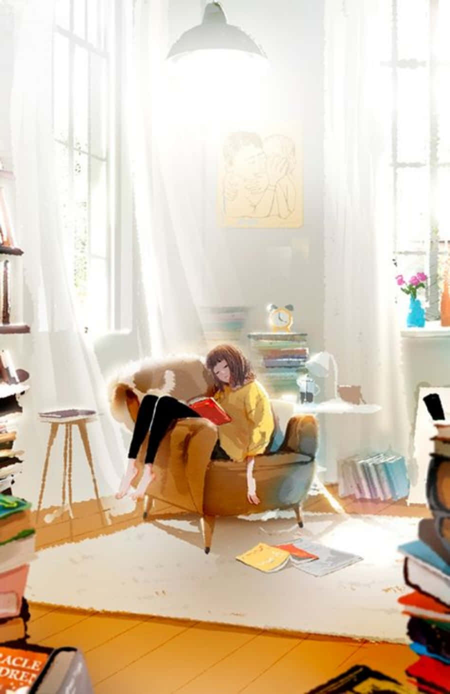 Habitación de anime colorida e inspiradora para el fanático definitivo Fondos de pantalla
