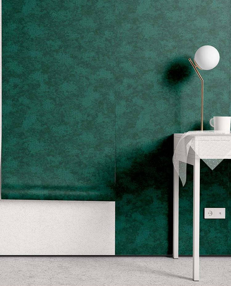 Habitación estética verde y blanca Fondos de pantalla