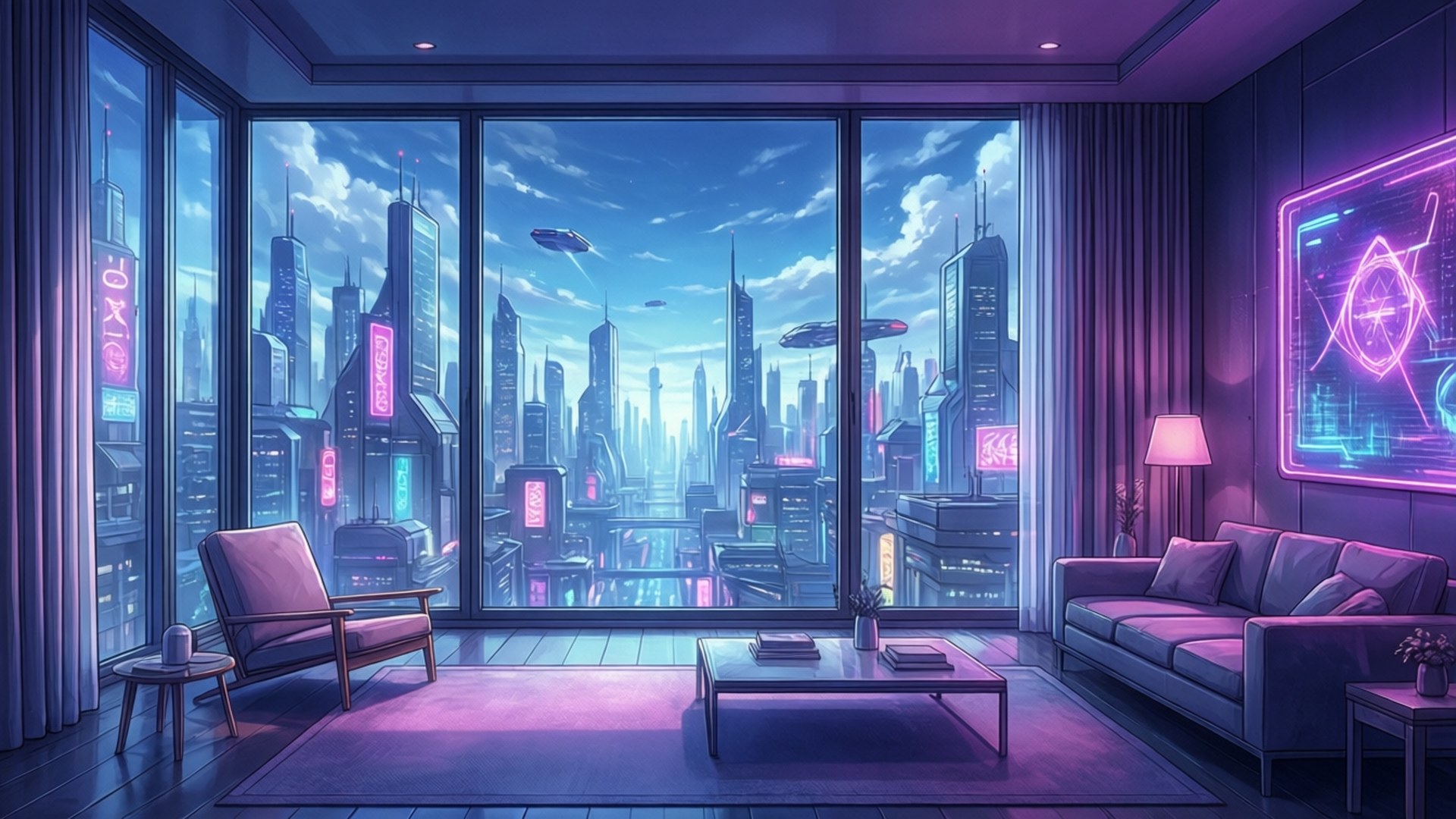 Habitación futurista Fondos de pantalla