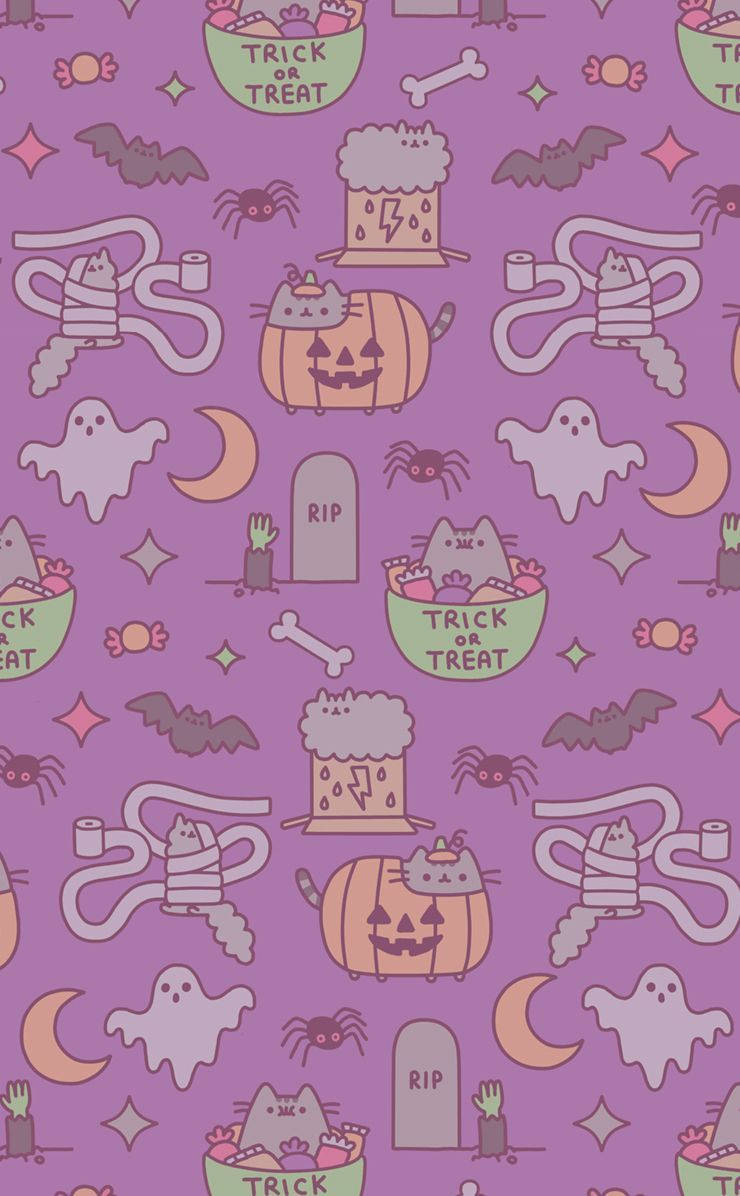 Halloween Encantado Kawaii Fondos de pantalla