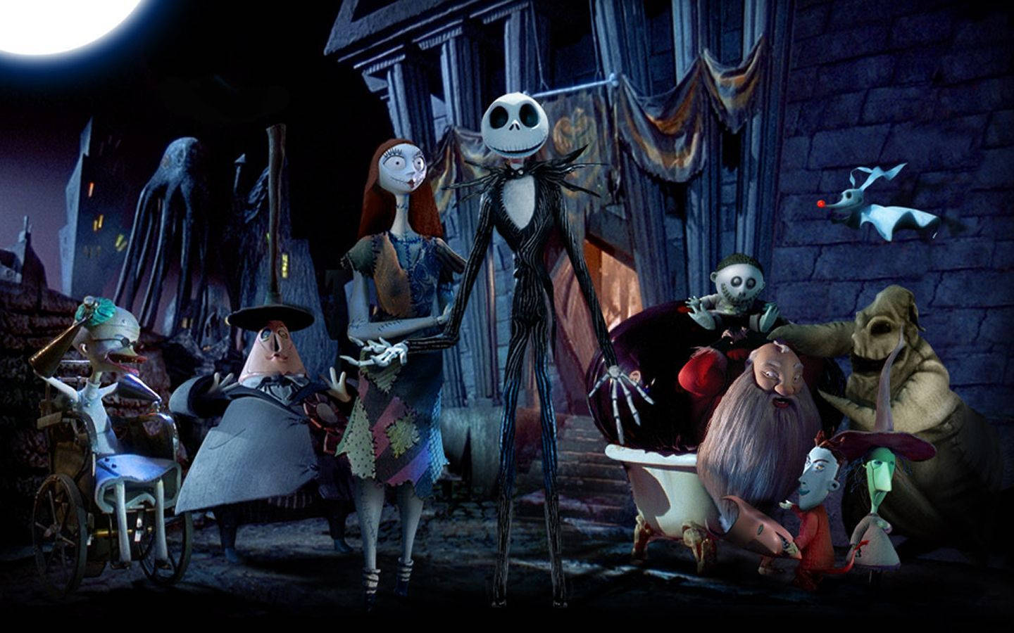 Halloweentown en El extraño mundo de Jack Fondos de pantalla