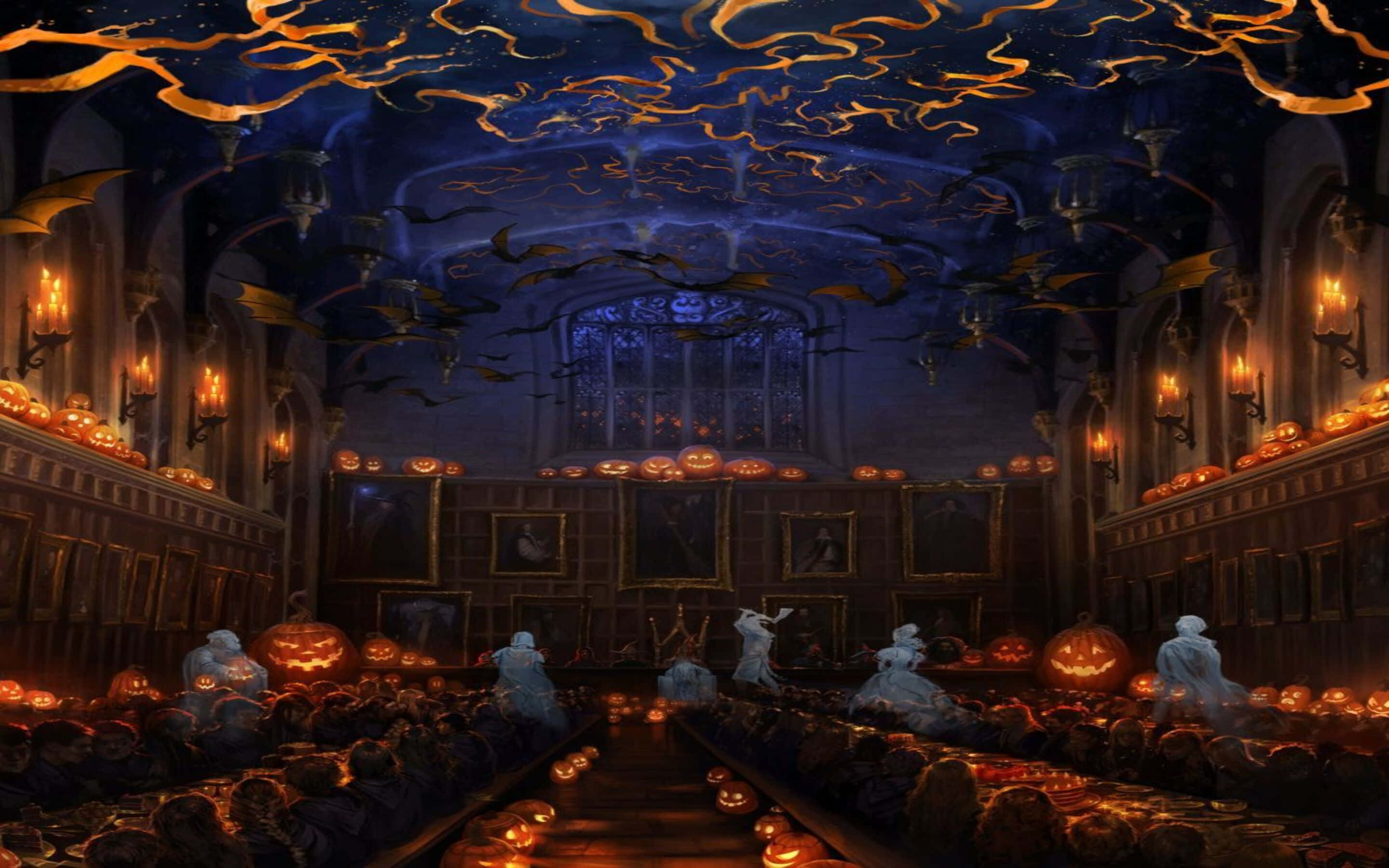 Harry Potter Halloween Con Fantasmas Fondos de pantalla