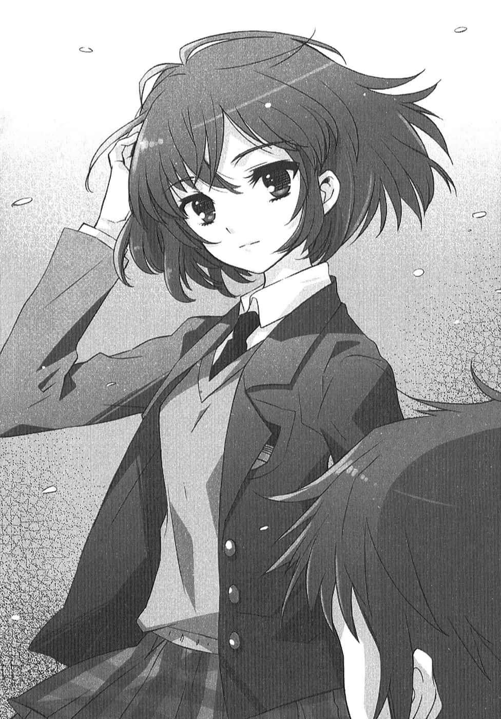 Haruhi Sasaki posando con un atuendo elegante Fondos de pantalla