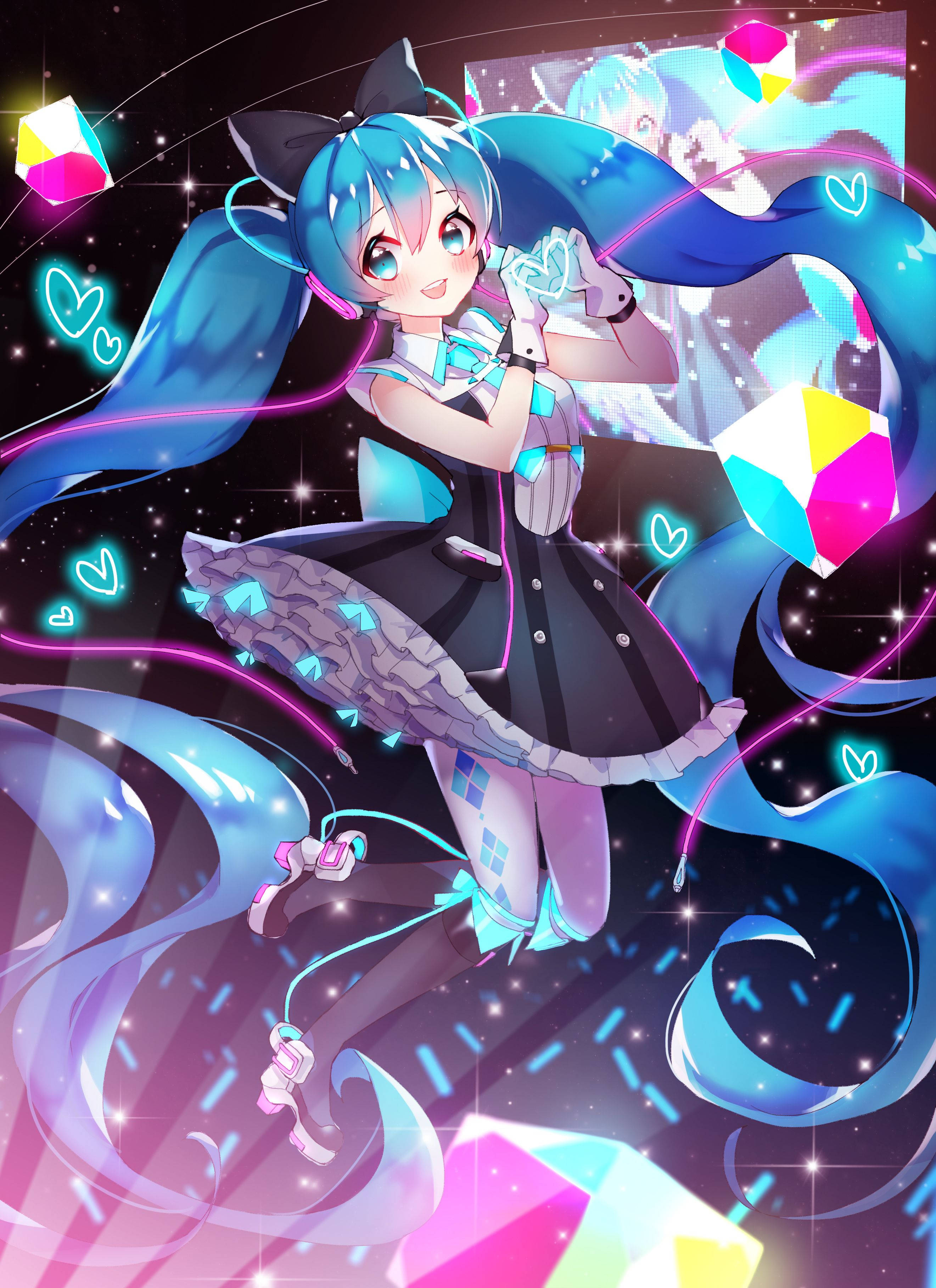 Hatsune Miku cautivando a sus fans con su belleza Fondos de pantalla