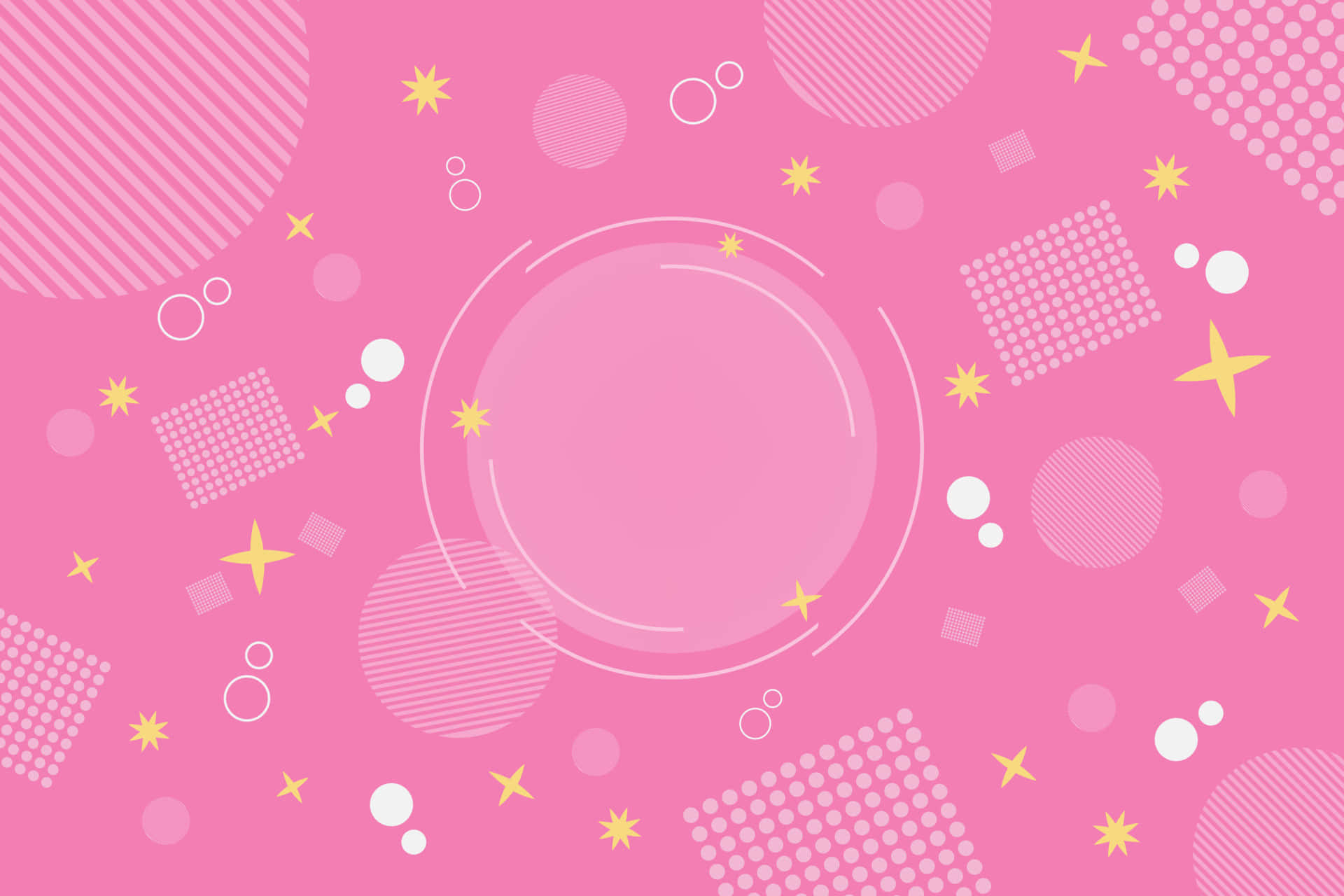 "Haz que tu entorno sea aún más kawaii con este fondo de pantalla rosa." Fondos de pantalla