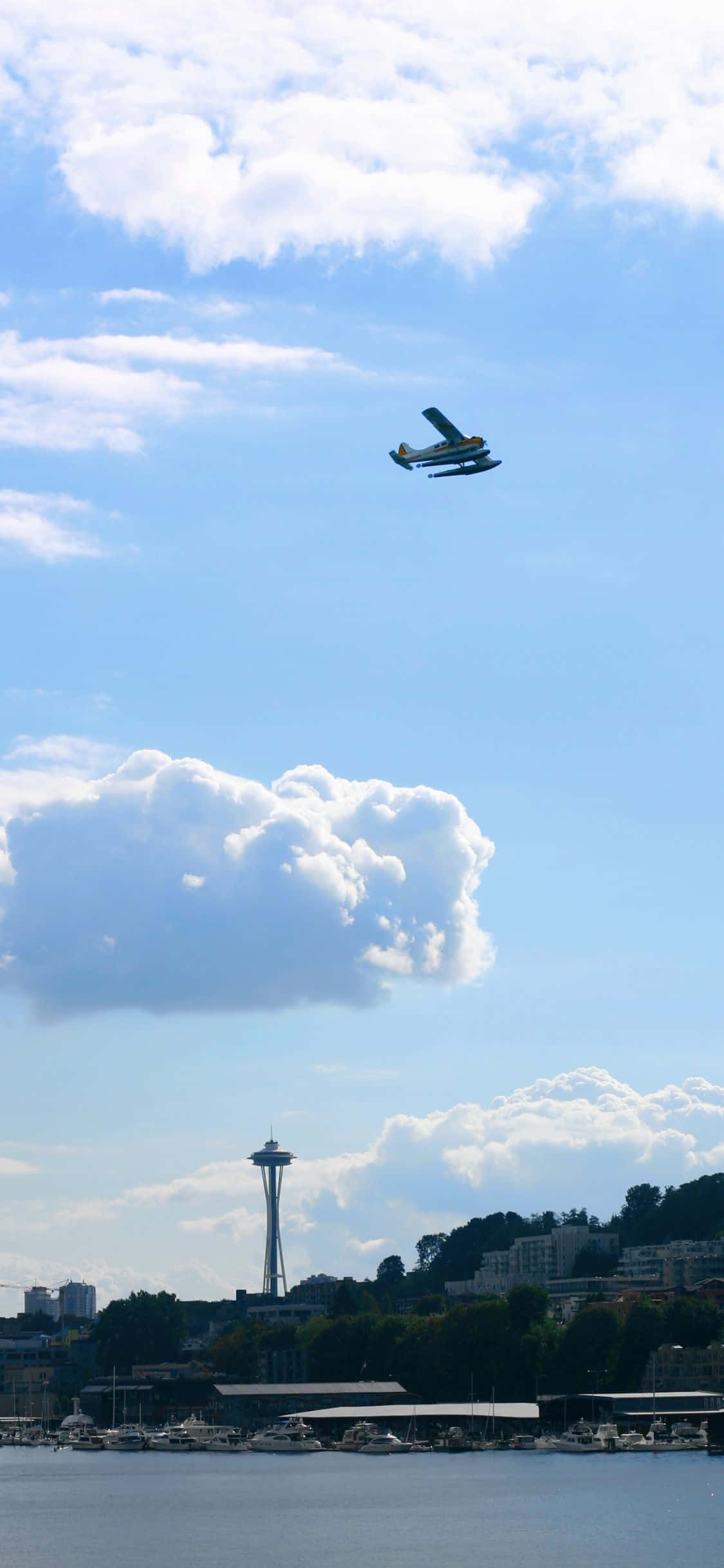 Haz un viaje virtual a Seattle, Washington con esta hermosa imagen del iPhone X Fondos de pantalla