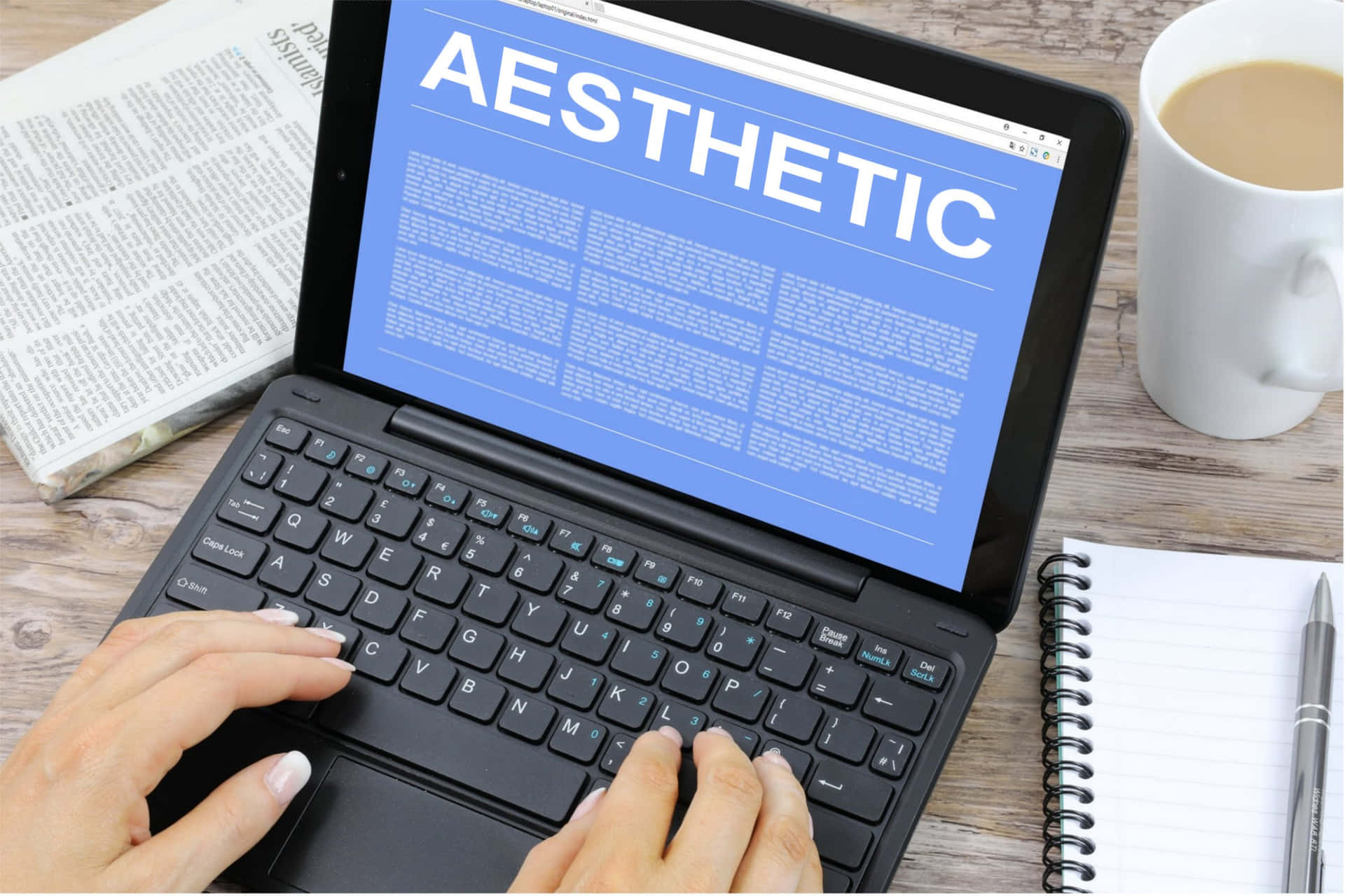 Haz una declaración con esta hermosa laptop estética Fondos de pantalla