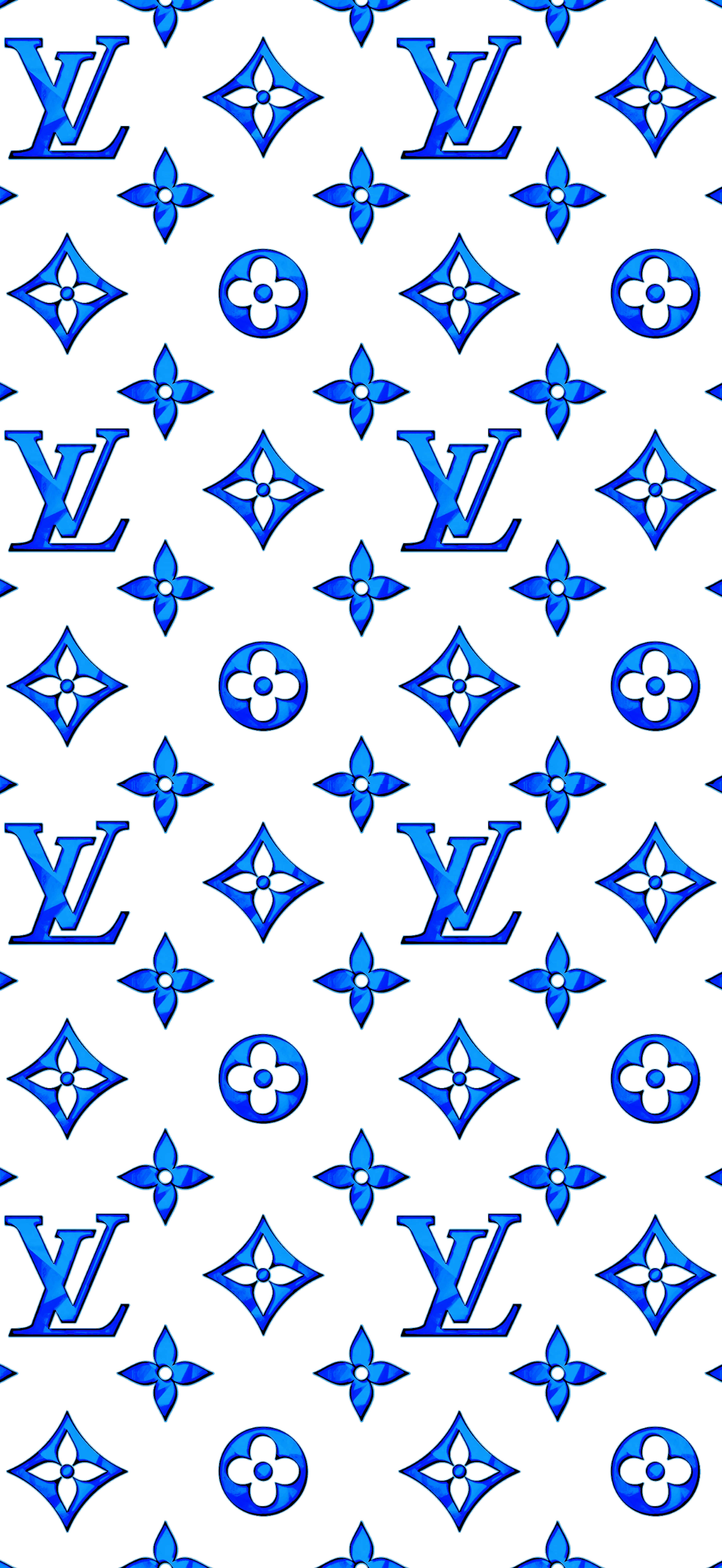 “Haz una declaración elegante y lujosa en Louis Vuitton Azul” Fondos de pantalla