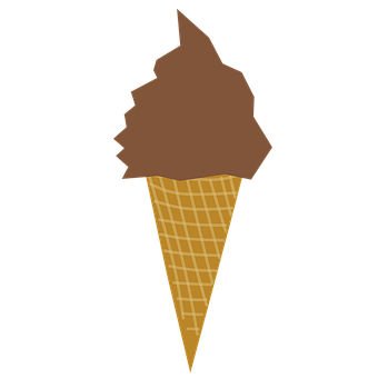 Helado de cono de chocolate para el verano Fondos de pantalla