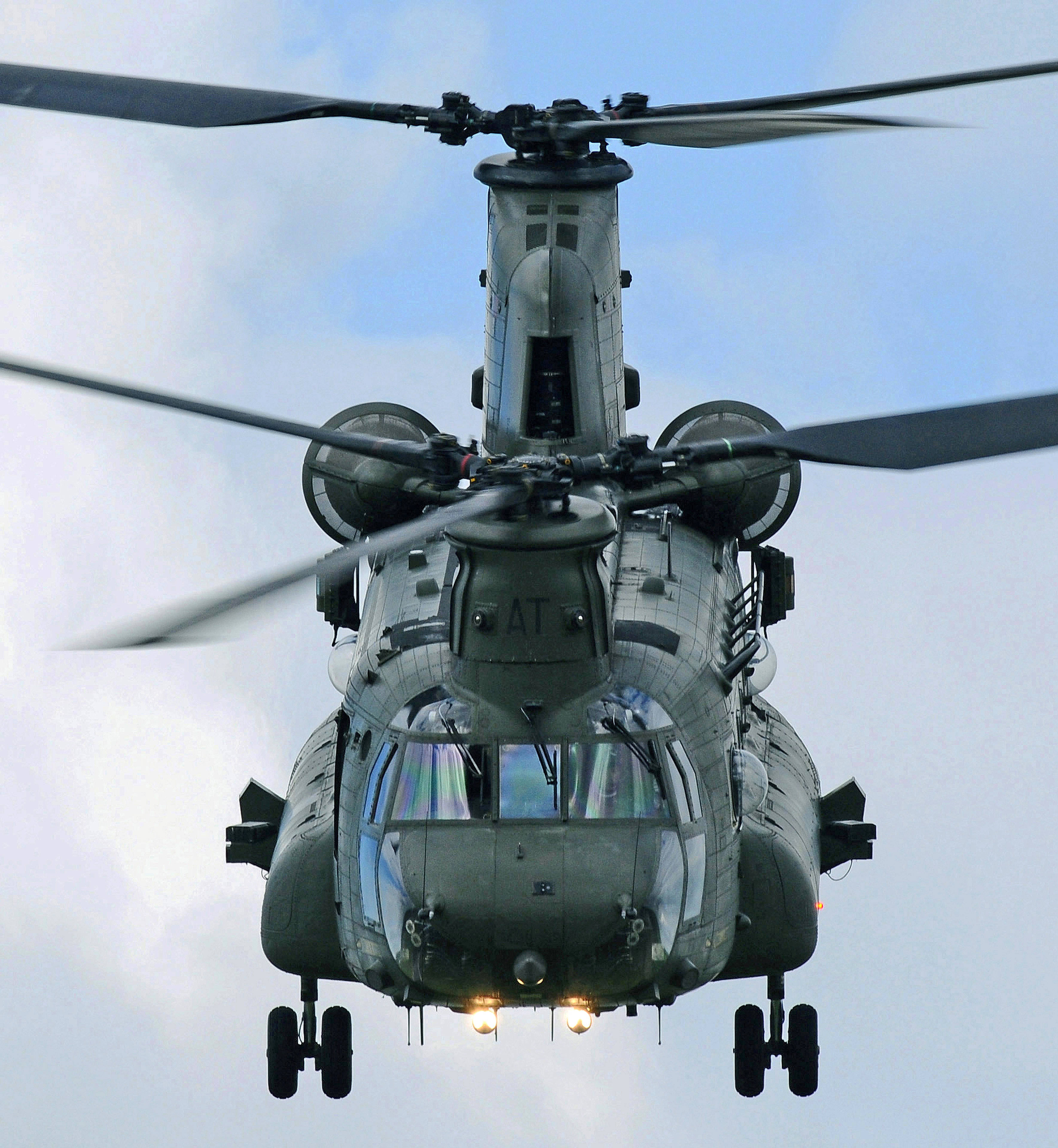 Helicóptero Boeing CH47 en Exhibición Aeroespacial Fondos de pantalla