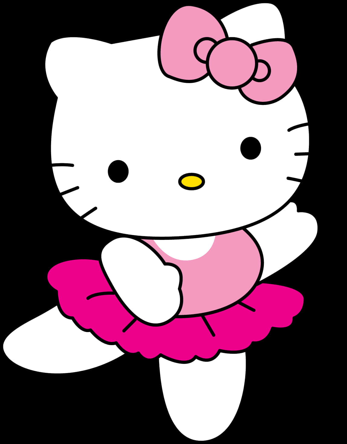 Hello Kitty Bailarina Vector Fondos de pantalla