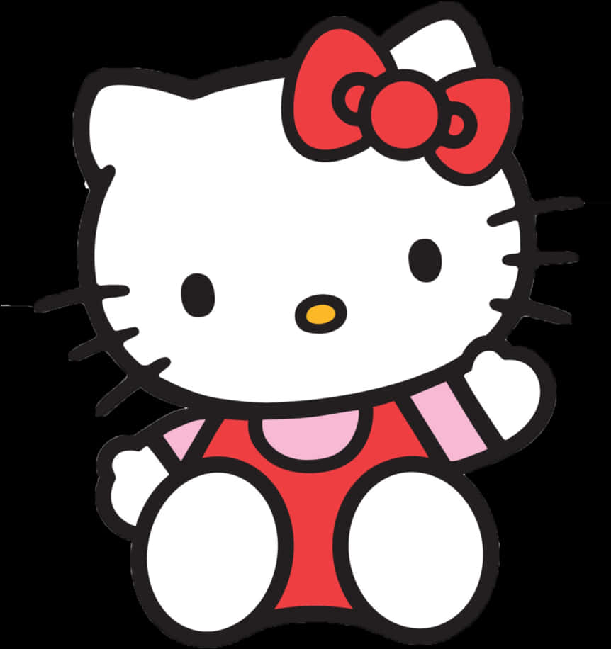 Hello Kitty en pose clásica Fondos de pantalla