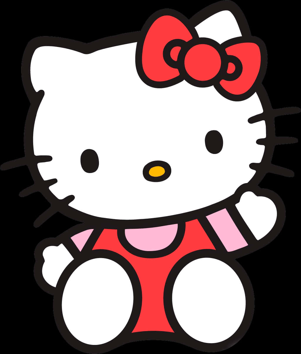 Hello Kitty en pose clásica Fondos de pantalla