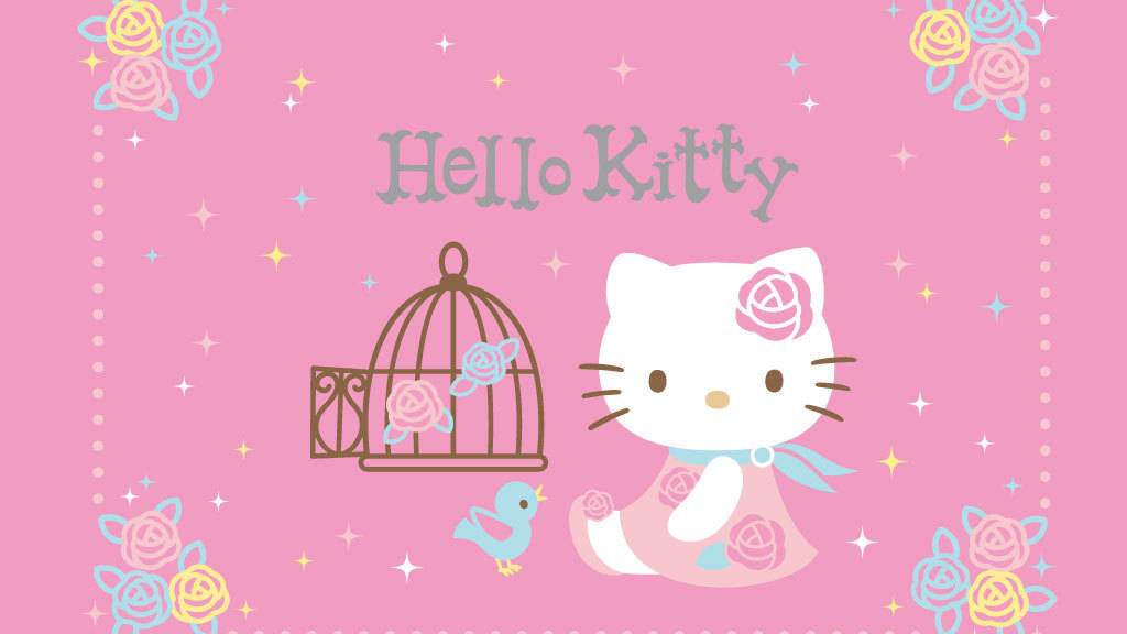Hello Kitty Estética Libera al Pájaro Fondos de pantalla