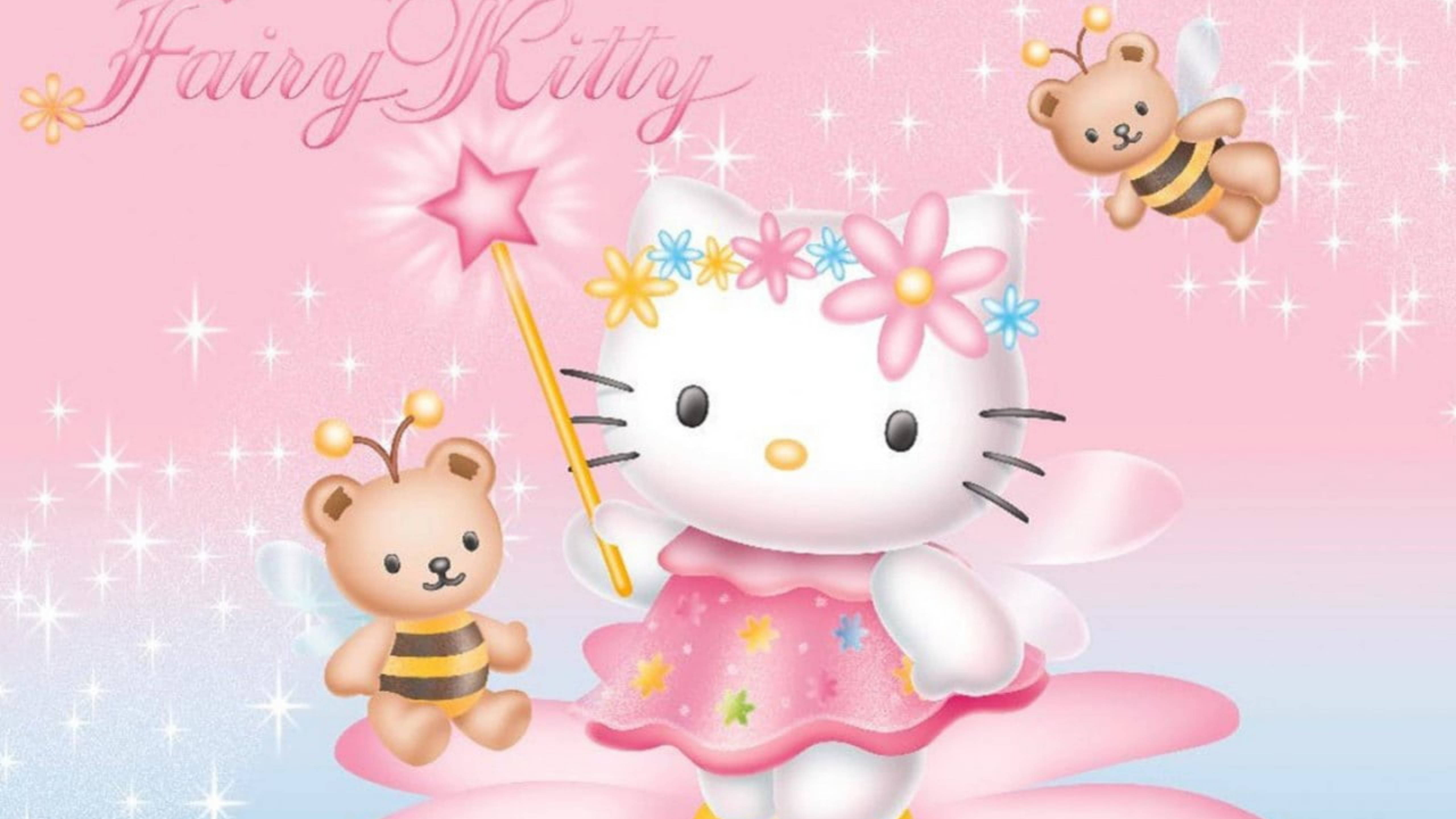 Hello Kitty Hada Rosa Fondos de pantalla
