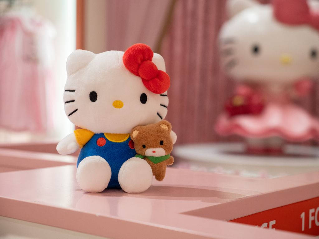 Hello Kitty Peluche de Dibujos Animados para Foto de Perfil Fondos de pantalla