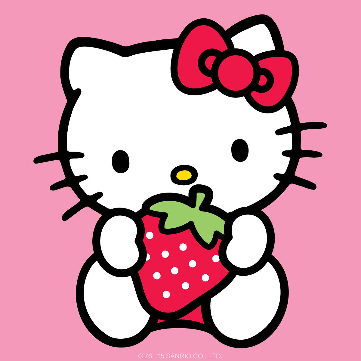 Hello Kitty PFP de fresa caricatura Fondos de pantalla