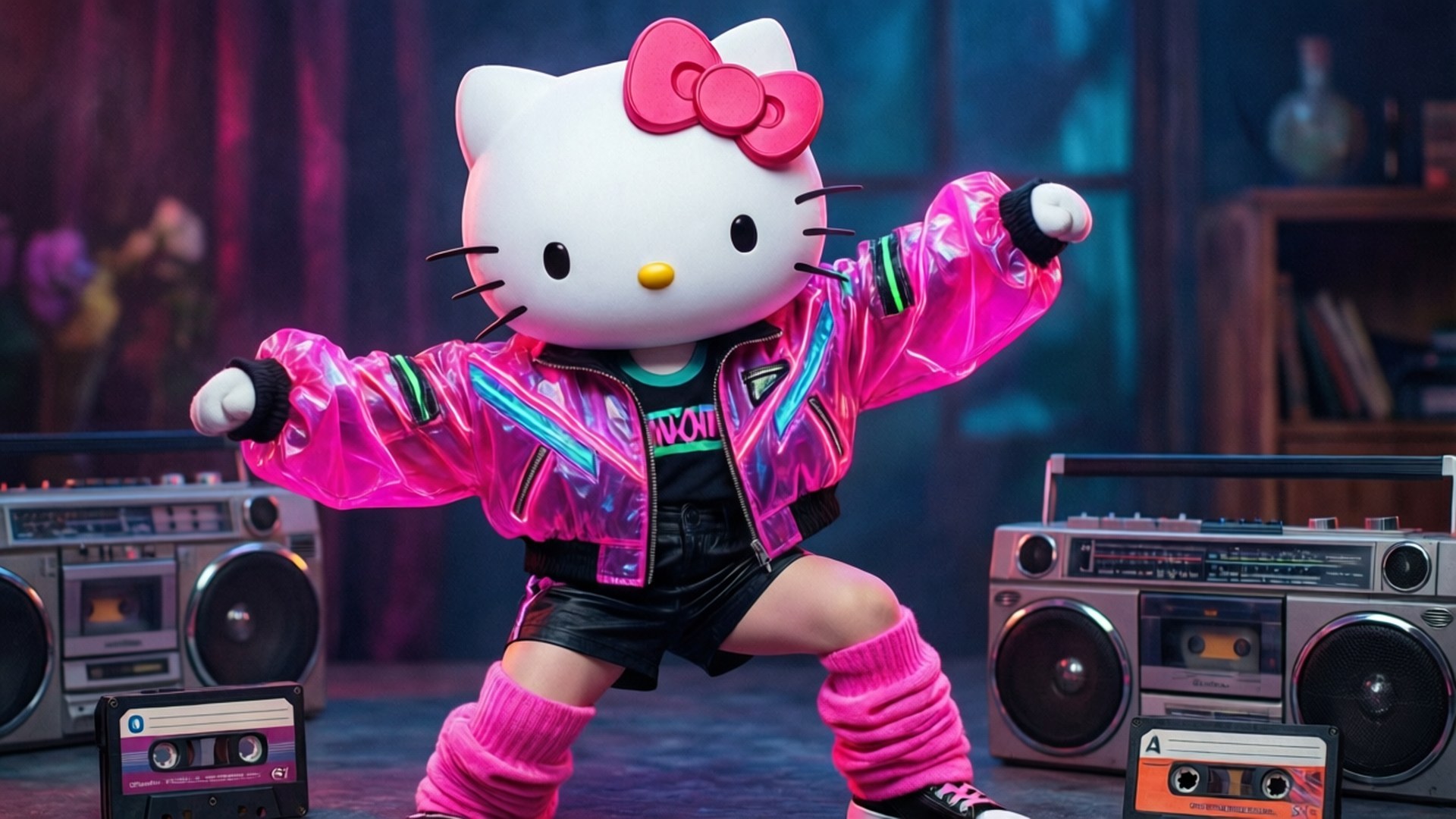 Hello Kitty Retro Fondos de pantalla