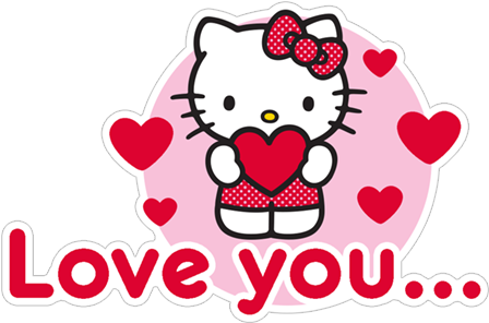 Hello Kitty Te Amo Gráfico Fondos de pantalla
