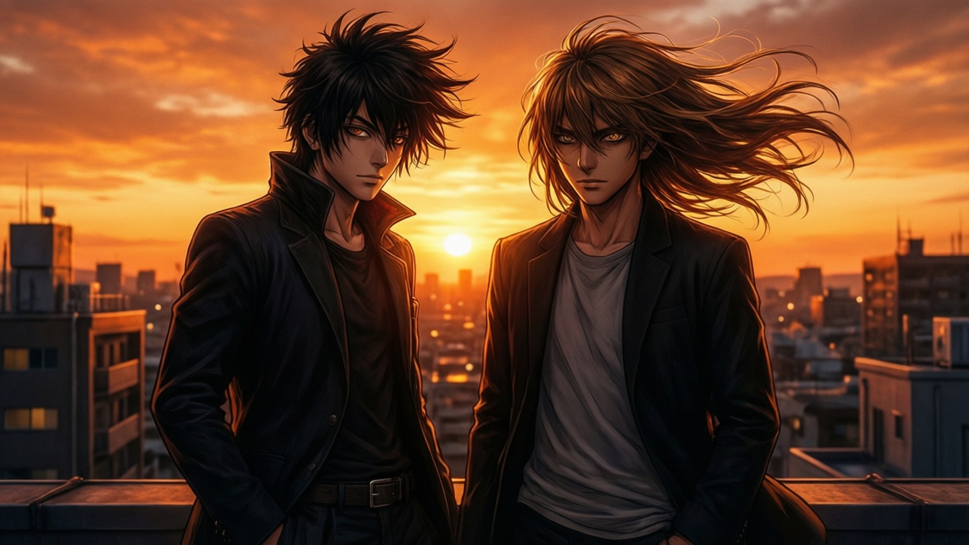 Hermanos al Atardecer Fondos de pantalla