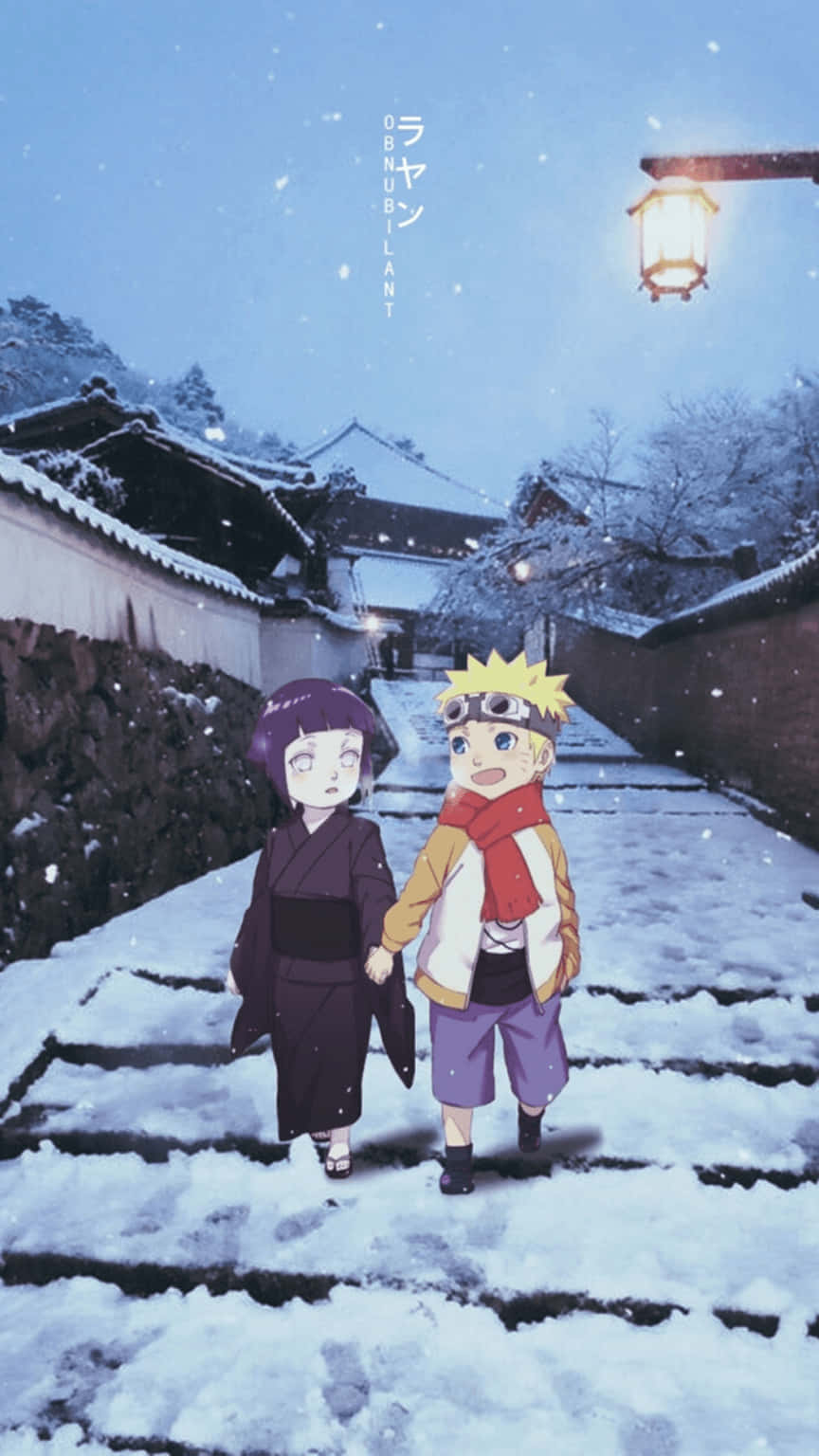 Hermosa estética de Hinata y Naruto para teléfono Fondos de pantalla