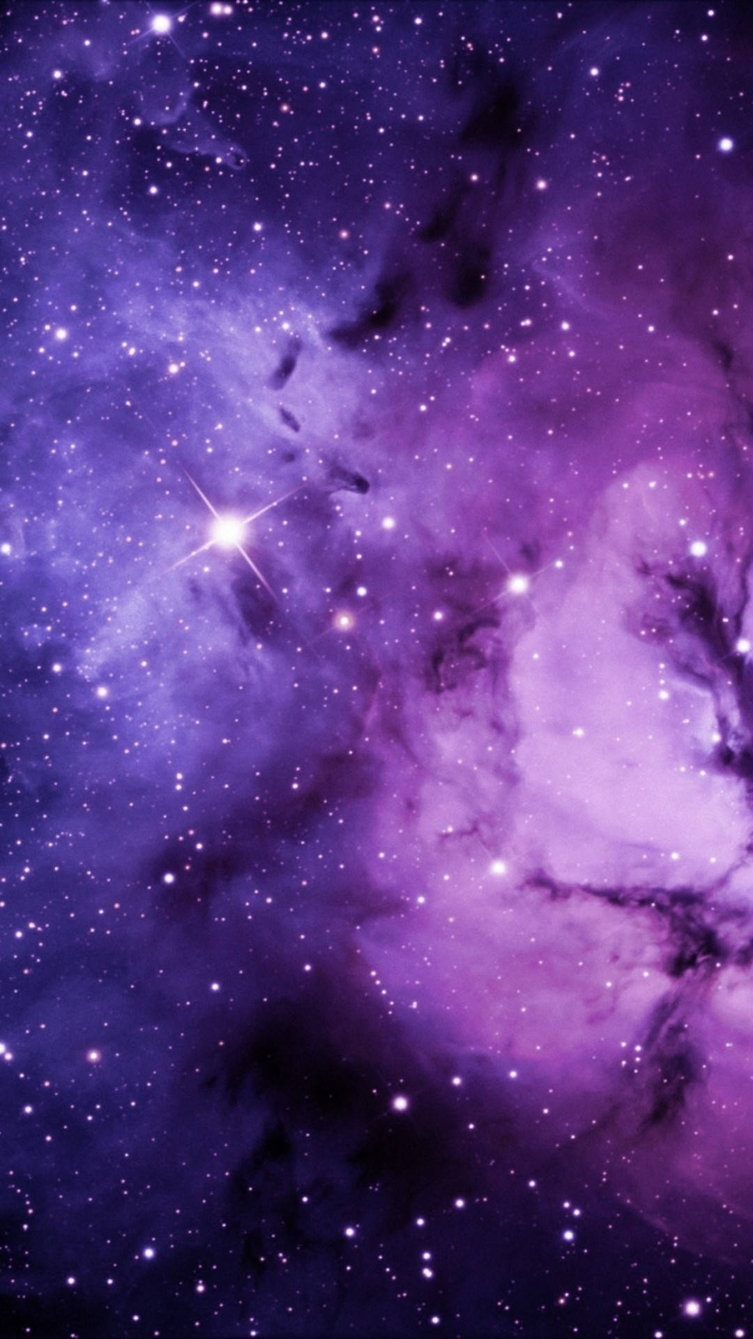 Hermosa Galaxia Púrpura Estética Fondos de pantalla