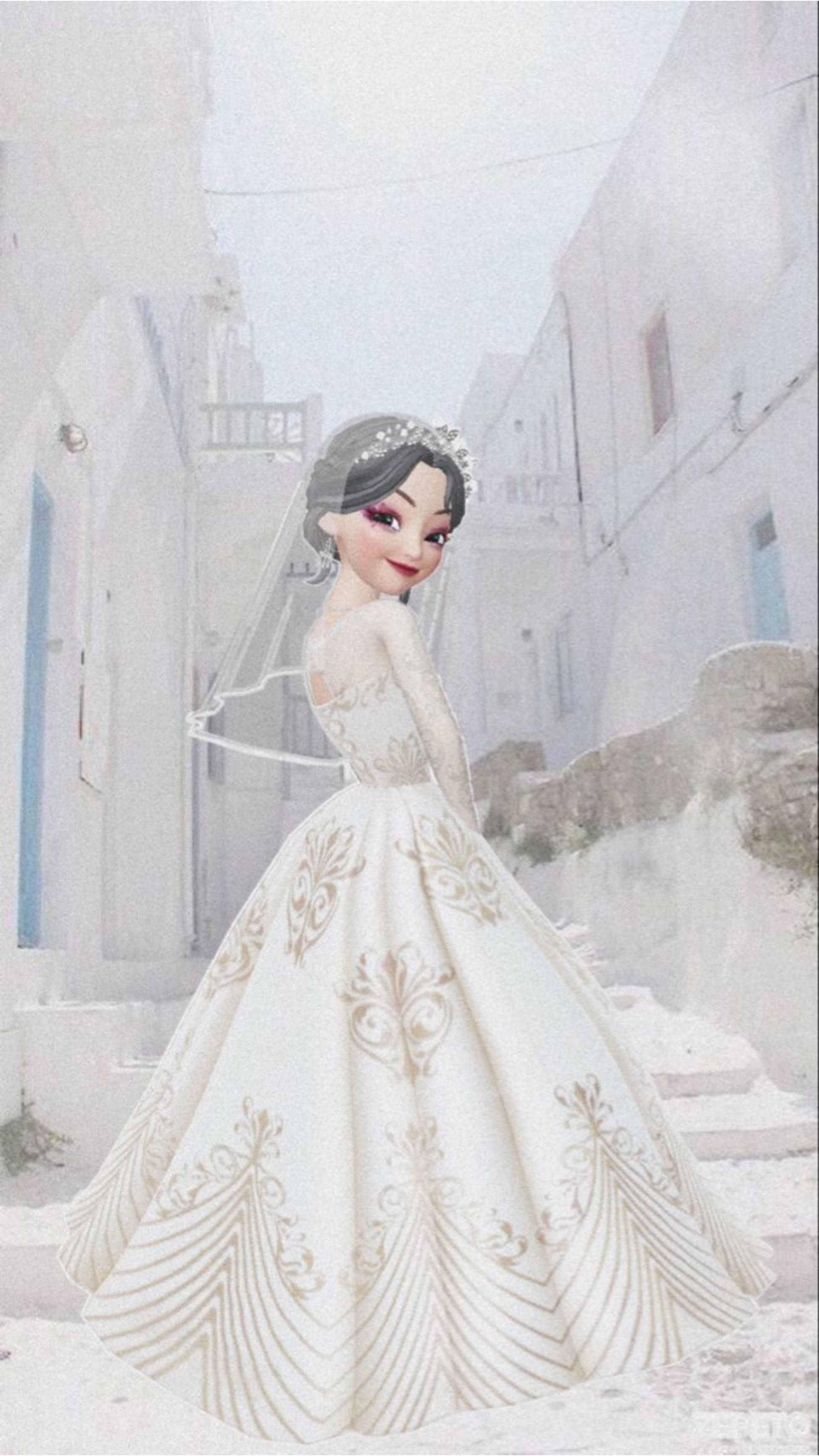 Hermosa Novia de Zepeto Fondos de pantalla