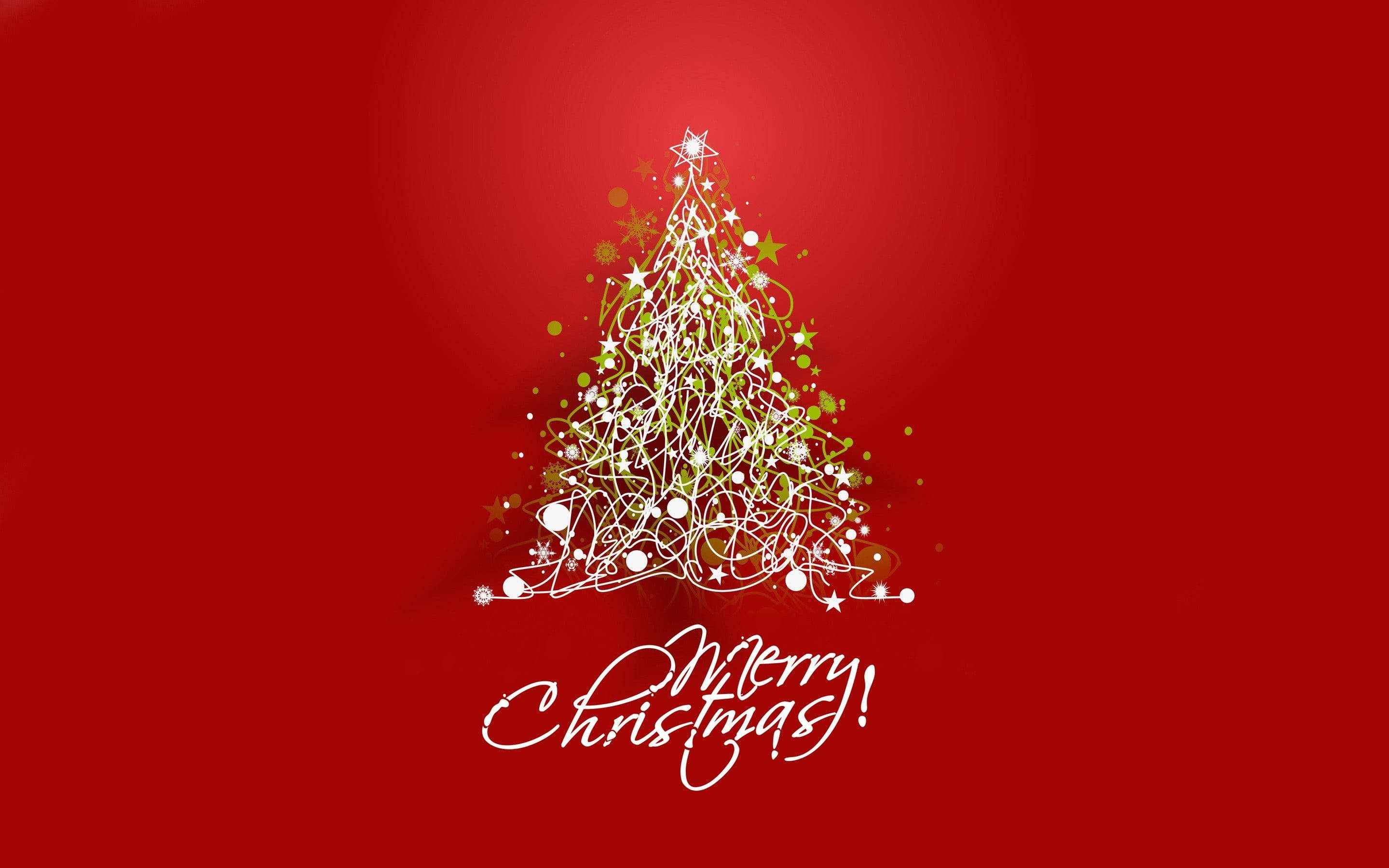 Hermoso Dibujo de Árbol de Navidad Fondos de pantalla