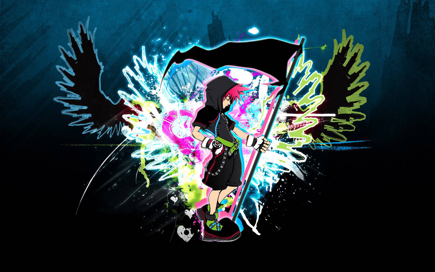 Hermoso diseño del logo de Kingdom Hearts