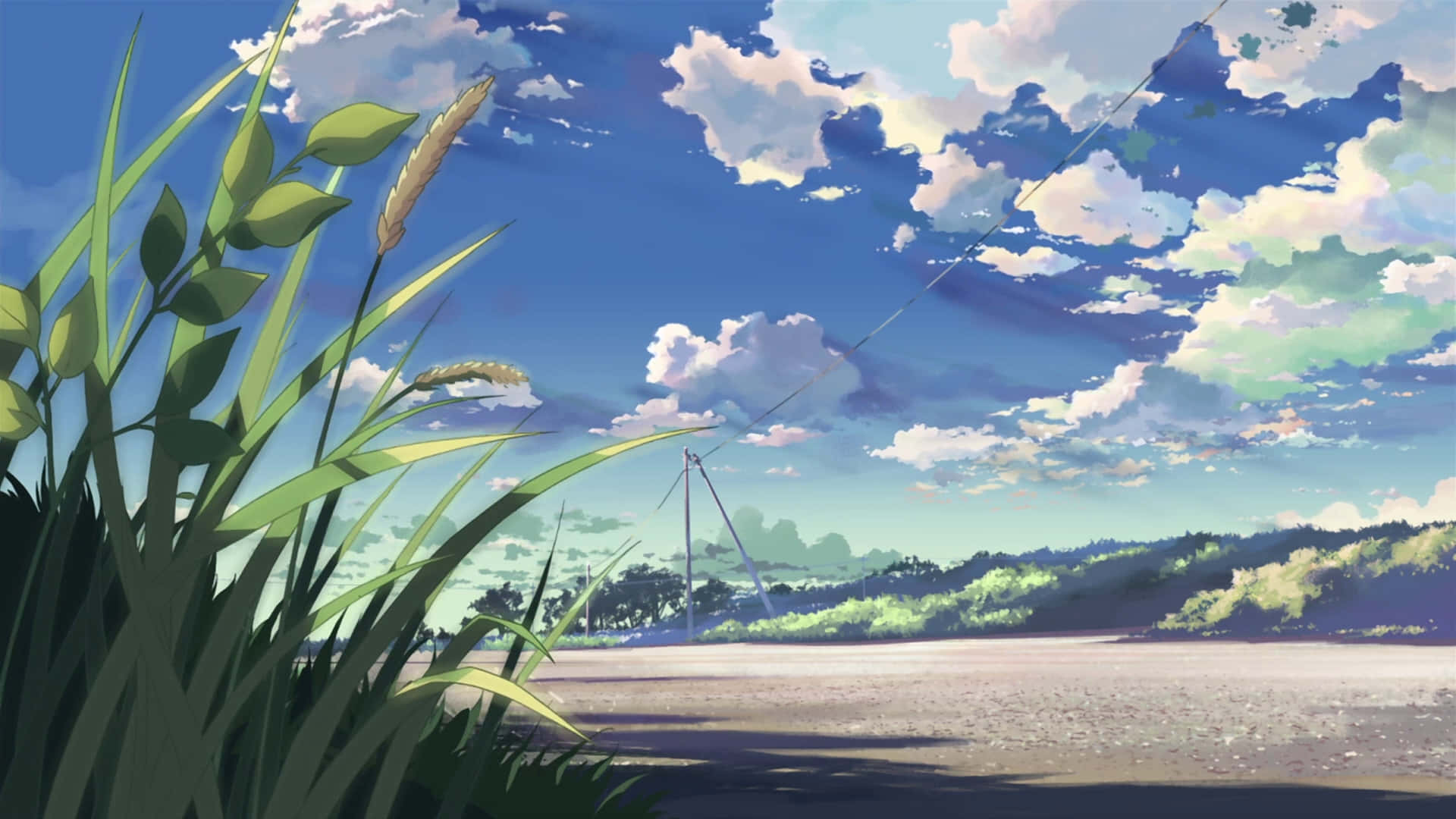 Hermoso Paisaje Anime de 5 Centímetros por Segundo Fondos de pantalla