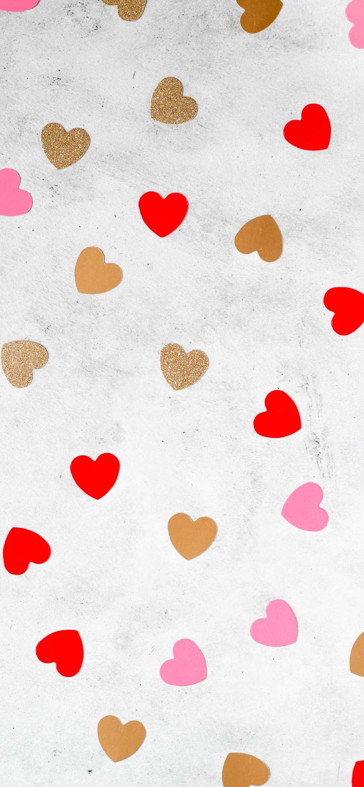 Hermoso Símbolo de Corazón Estético para el Día de San Valentín Fondos de pantalla
