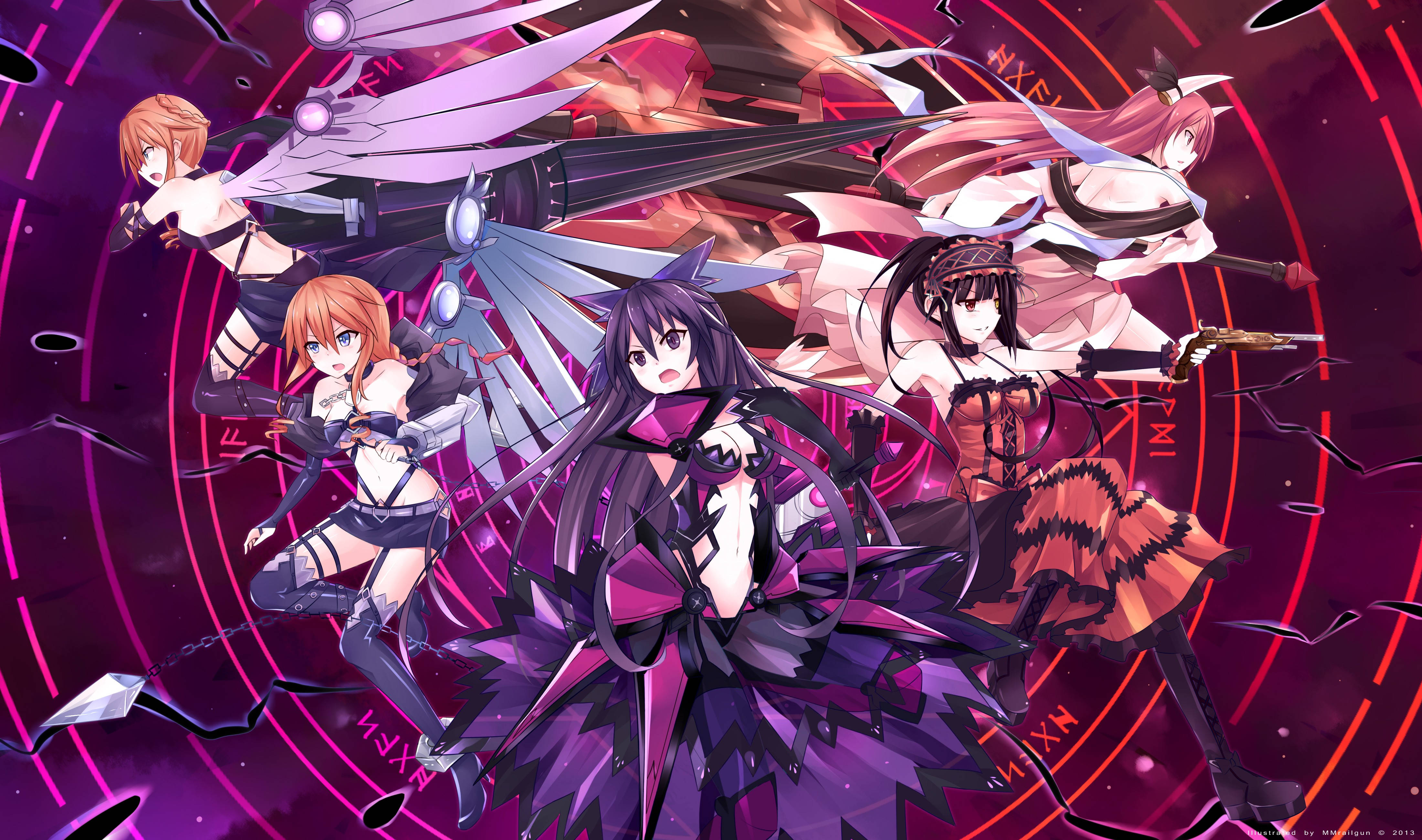 Heroínas de Date A Live Fondos de pantalla