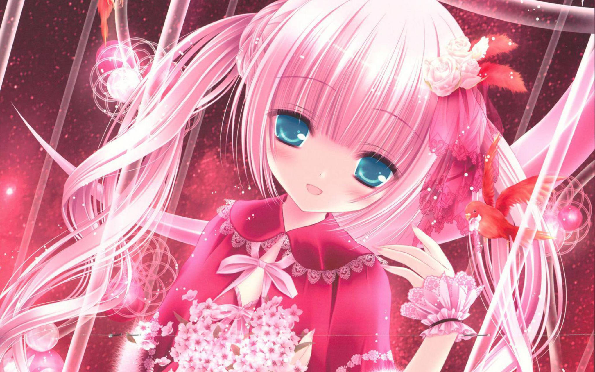 Hinata Estética Anime Rosa Fondos de pantalla