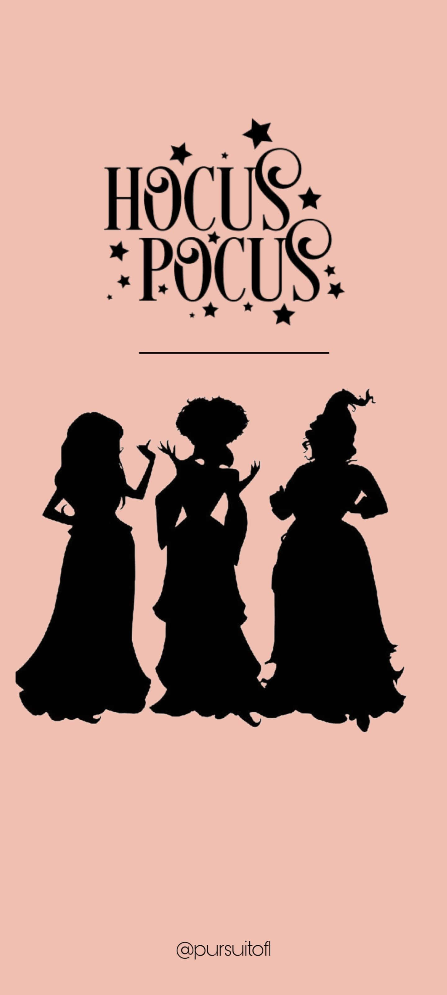 Hocus Pocus Silueta iPhone Fondos de pantalla