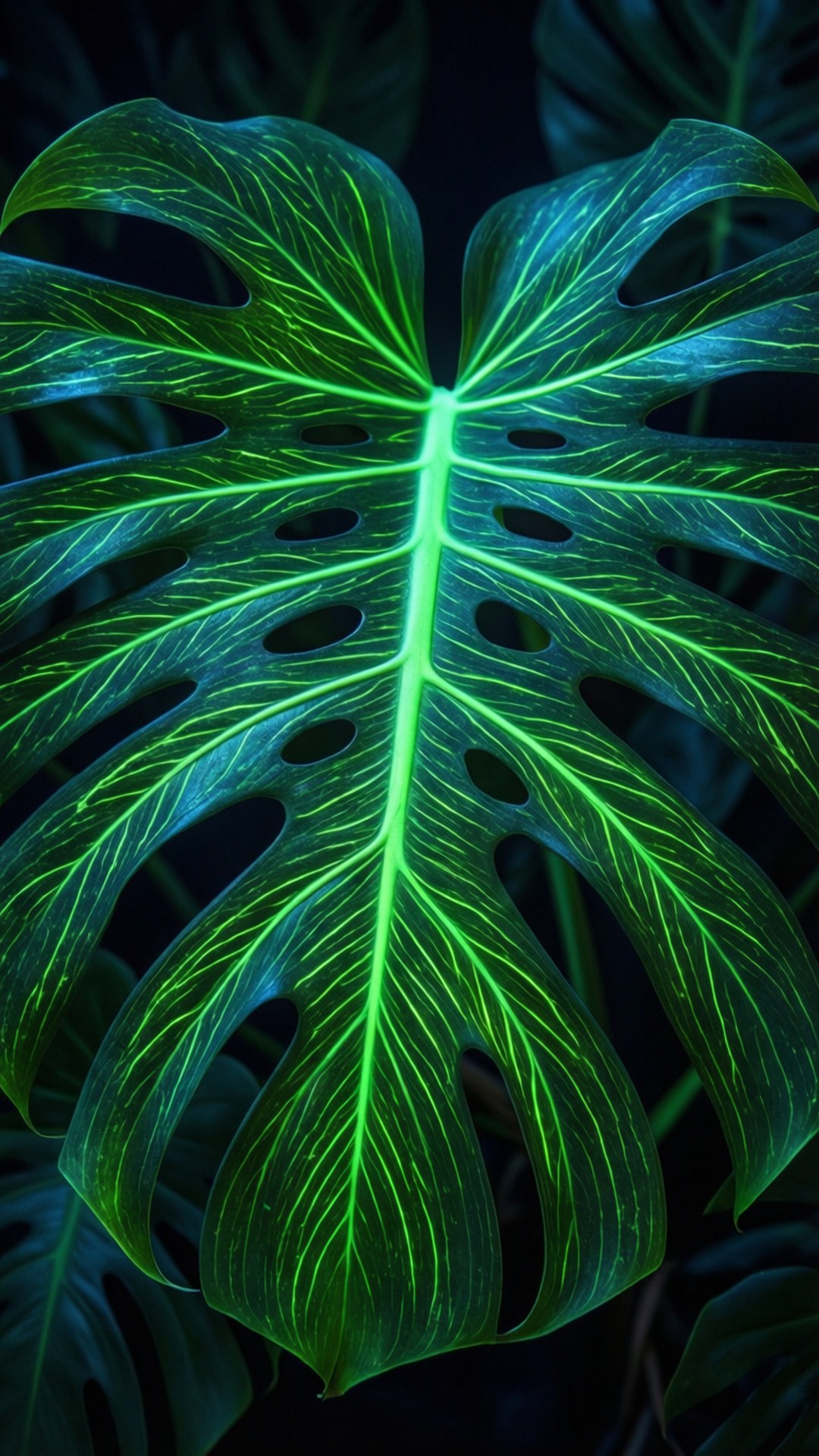 Hoja Bioluminiscente Fondos de pantalla