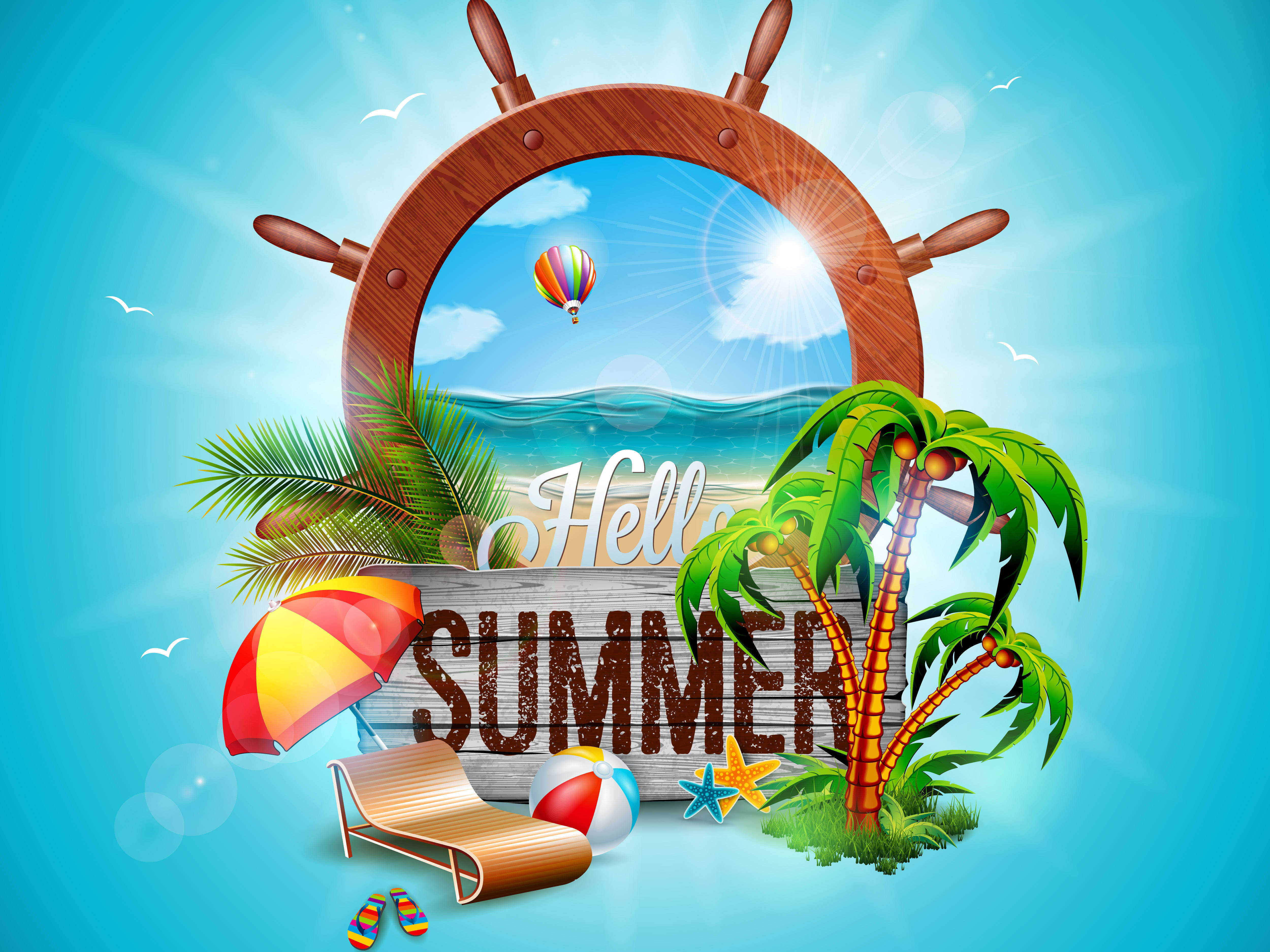Hola Verano Escritorio Fondos de pantalla