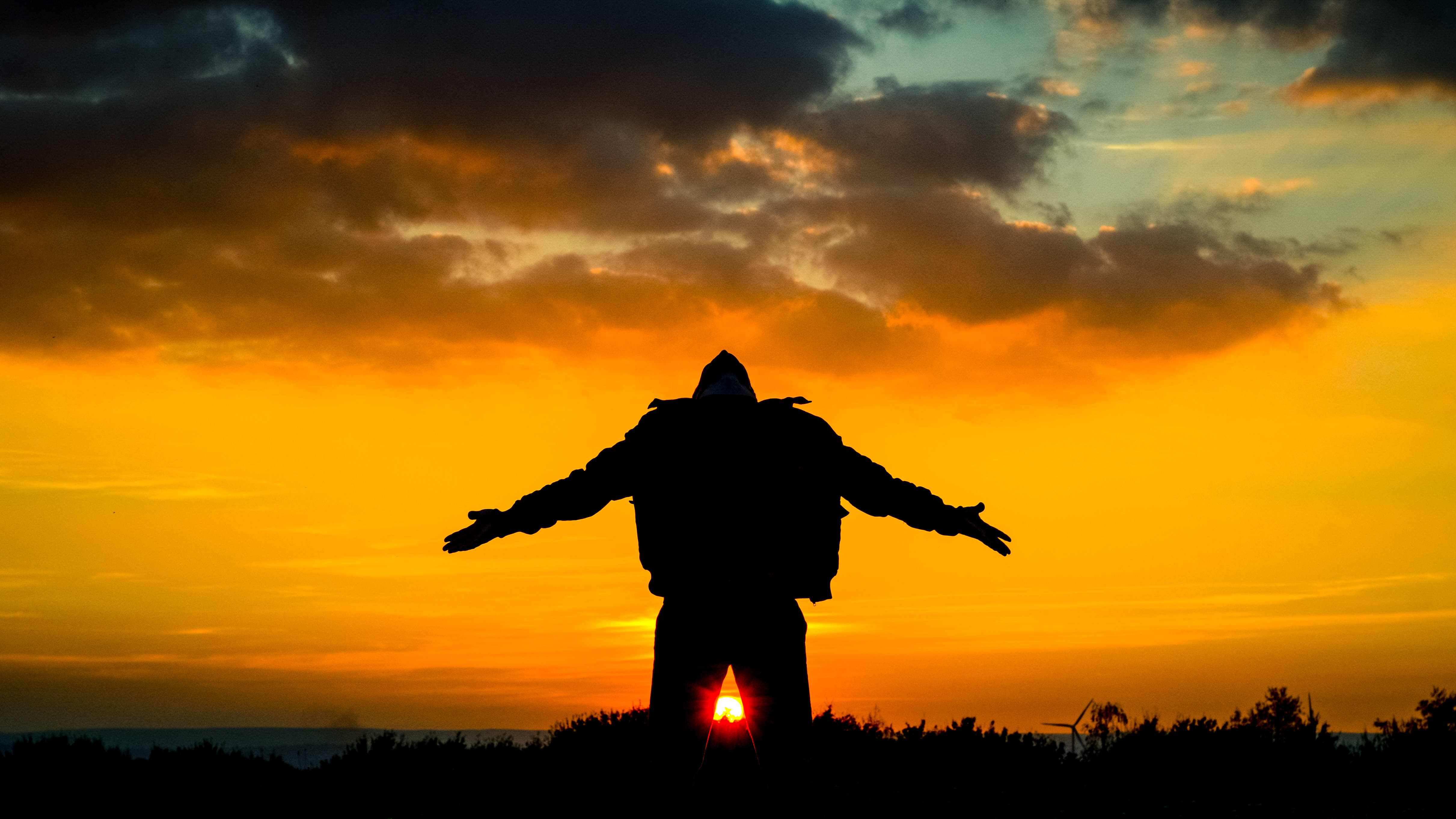 Hombre arrodillado inspirador Fondos de pantalla