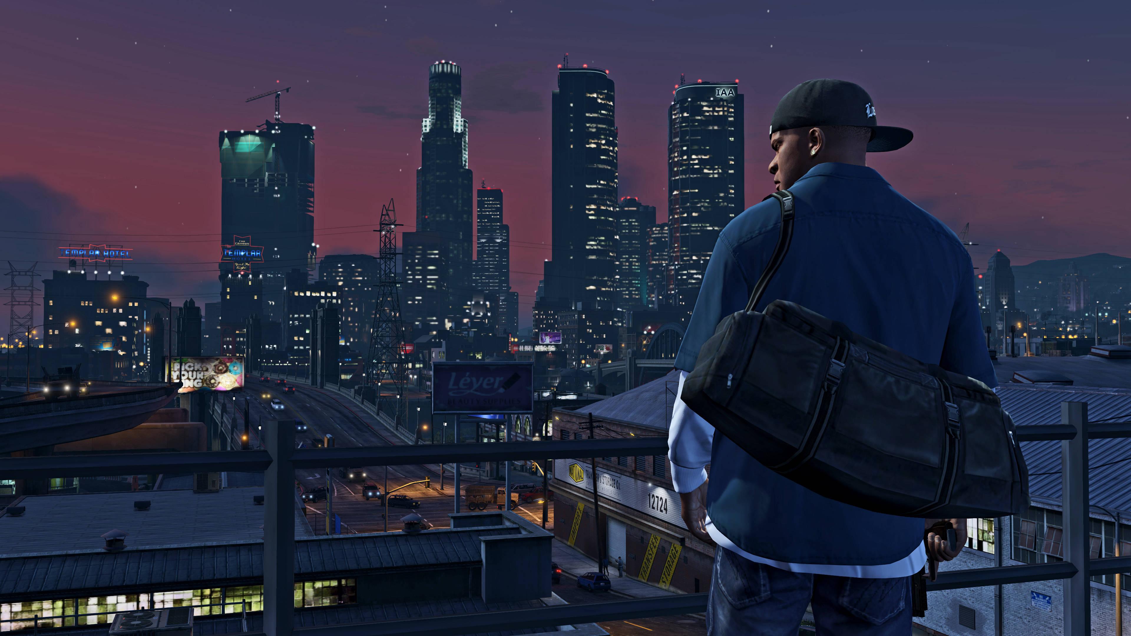 Hombre cool de GTA con bolsa Fondos de pantalla
