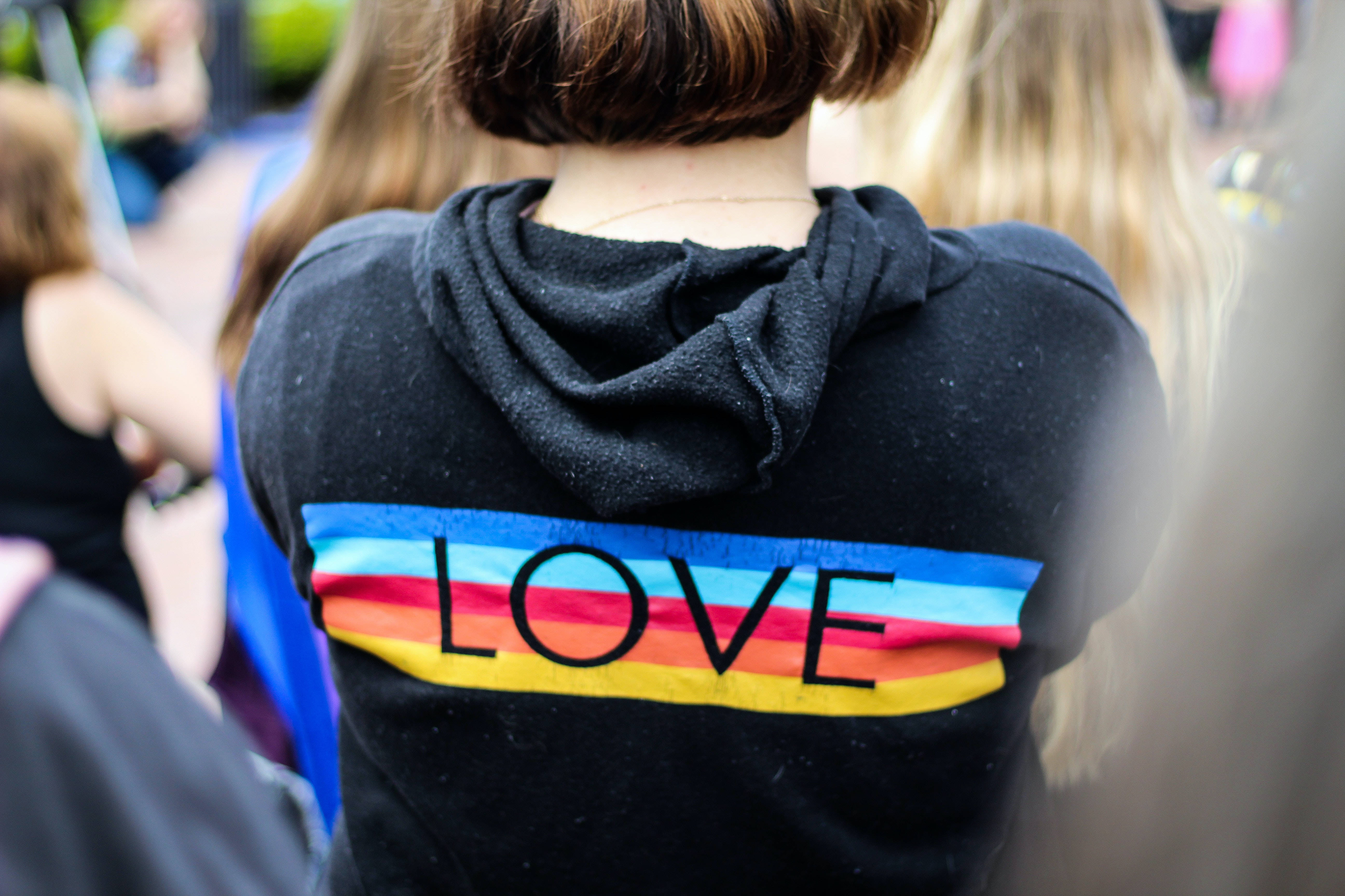 Hoodie de Amor de Chica Lesbiana Fondos de pantalla