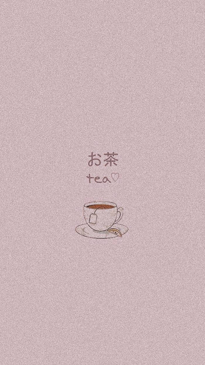 Hora del té tranquila en un entorno estético suave Fondos de pantalla